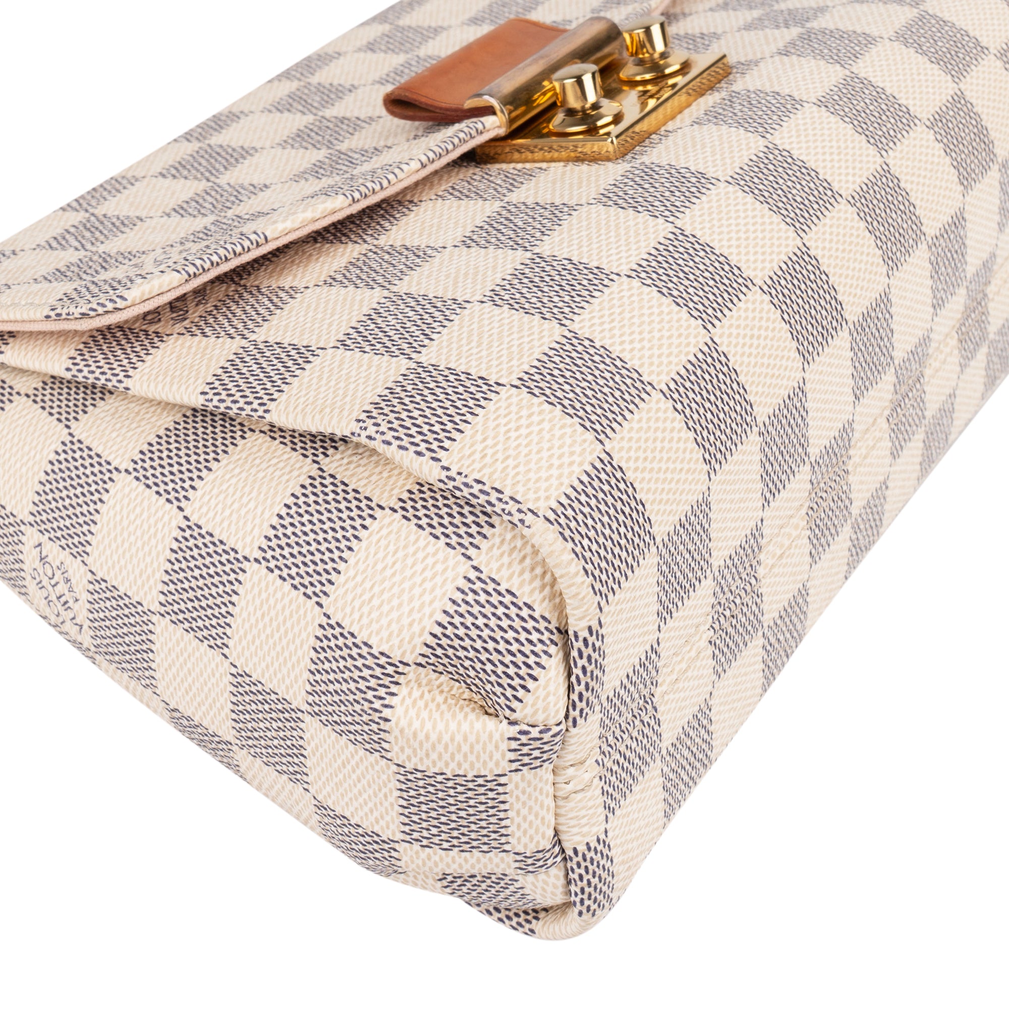 Louis Vuitton Monogram Damier Azur Croisette Handbag