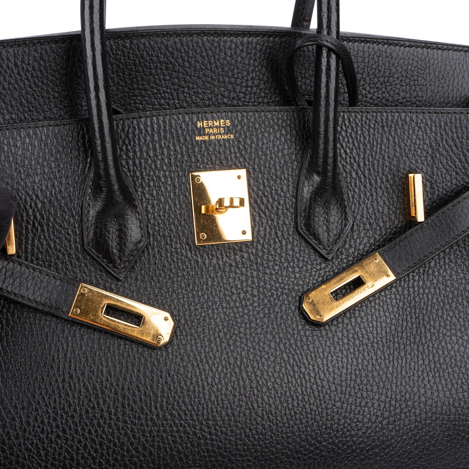 Hermès Ardennes Leather Birkin 35 Handbag