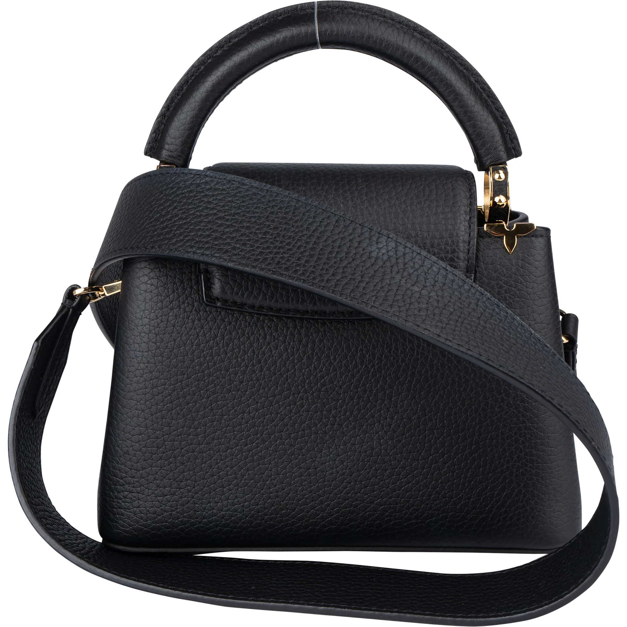 Louis Vuitton Taurillon Leather Flower Mini Capucines BB Handbag