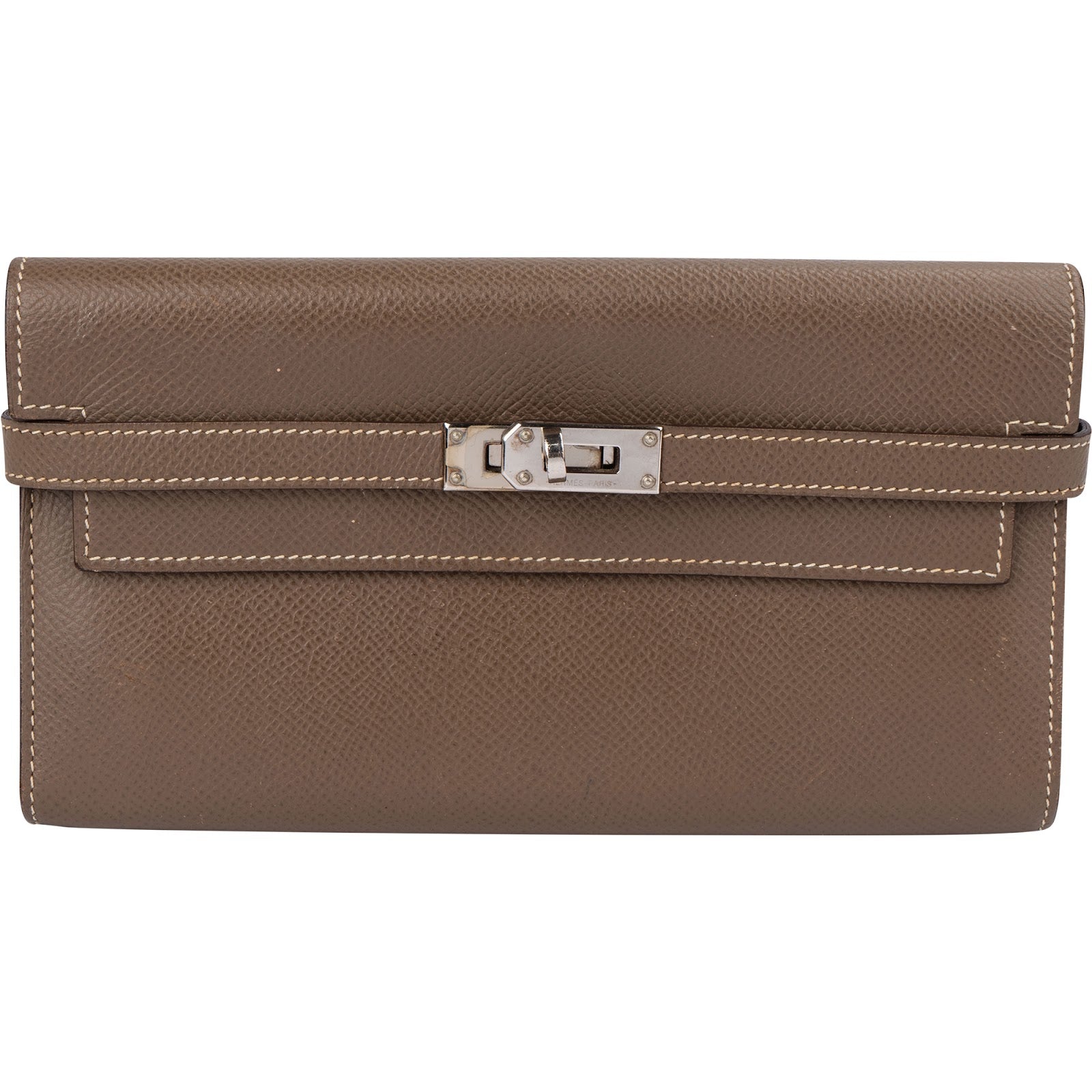 Hermès - Palladium Kelly Wallet