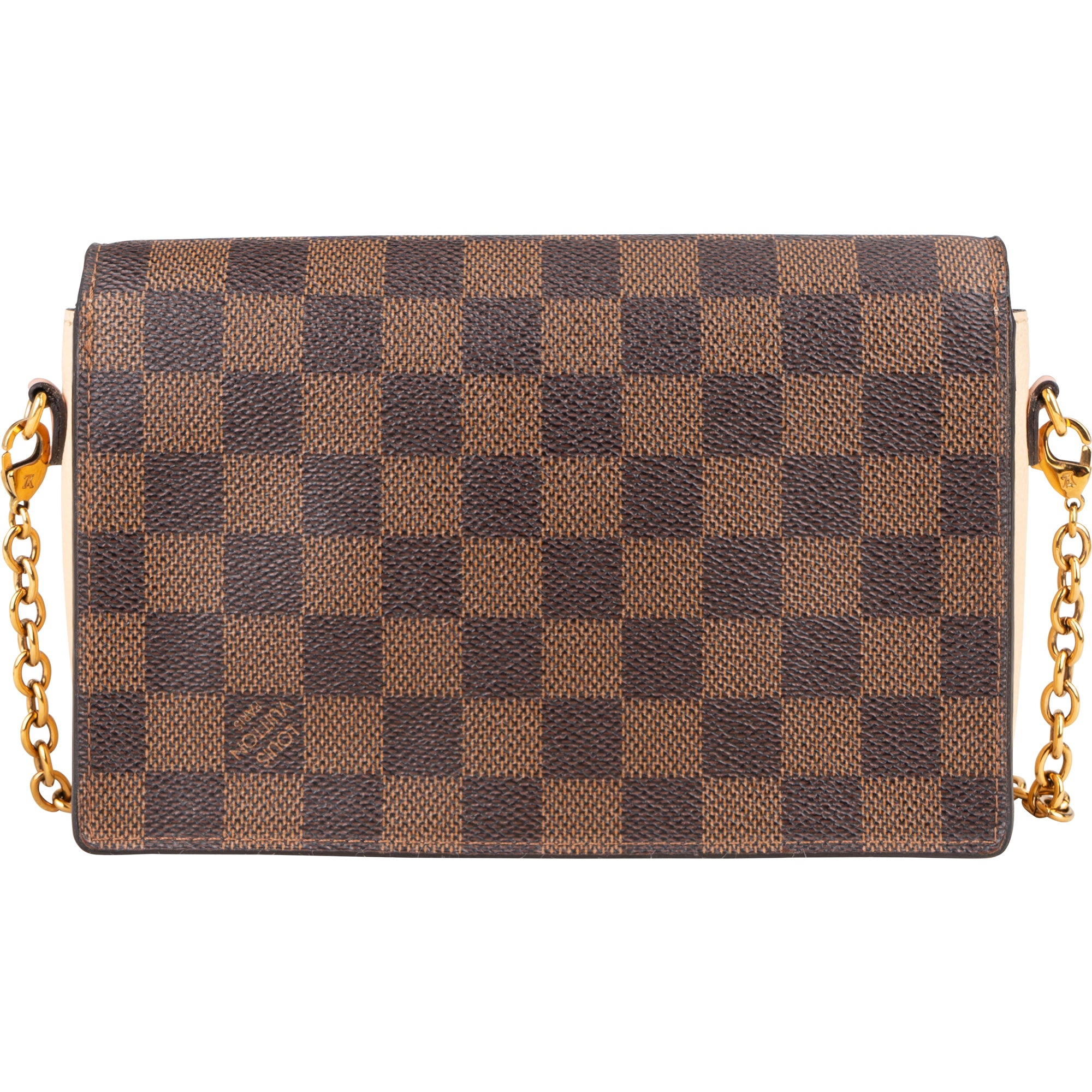 Louis Vuitton Damier Ebene Monogram Vavin Chain Crossbody Bag