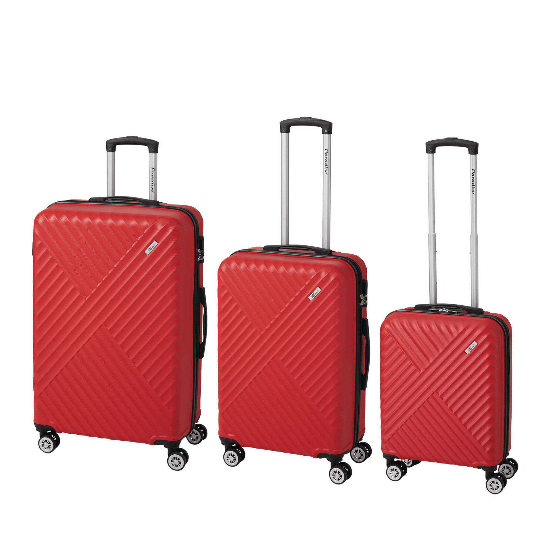 KINGSTON 3-tlg. Kofferset - rot