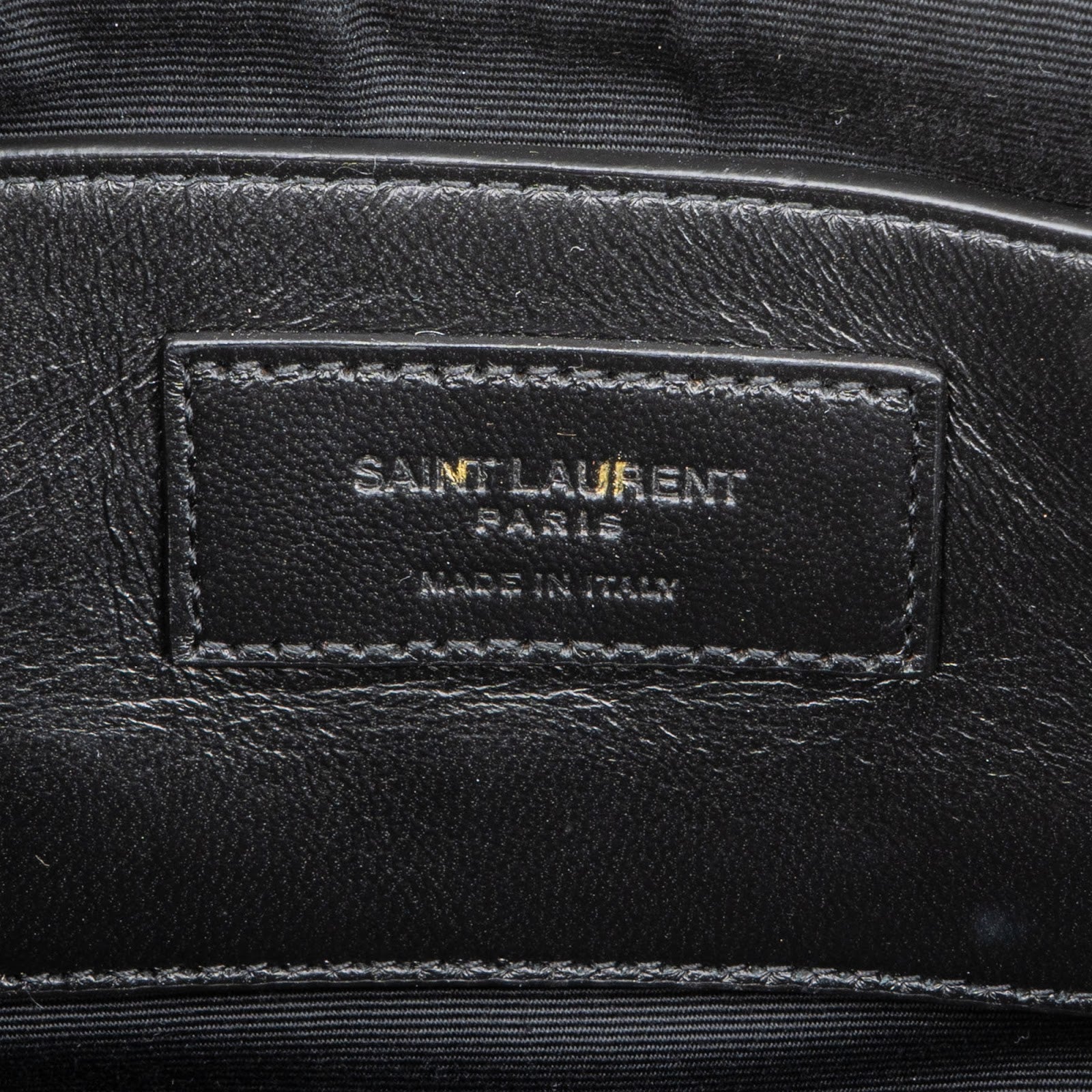 Saint Laurent Quilted Lambskin Sade Pochette