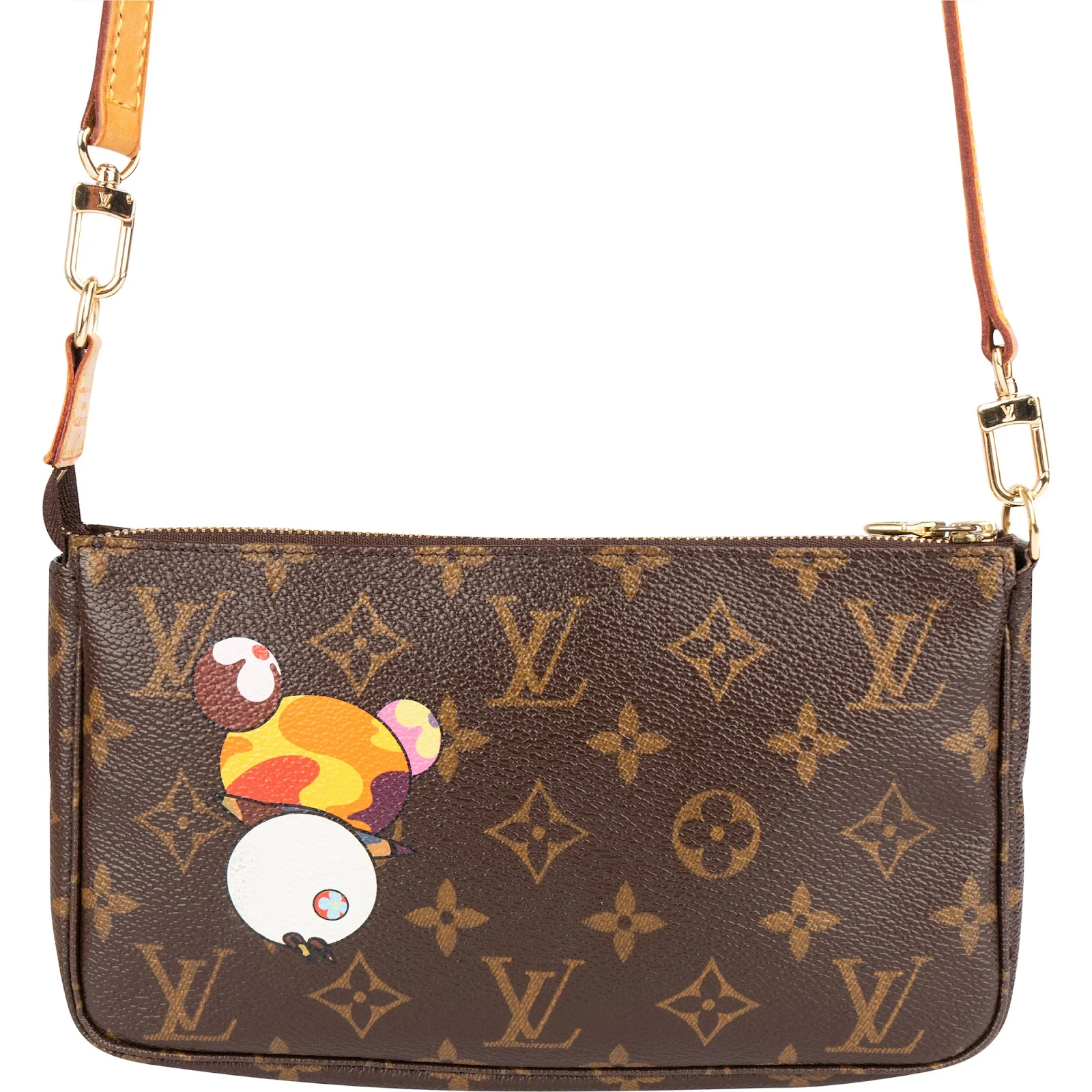 Louis Vuitton Monogram Canvas Limited Murakami Panda Pochette Accessoires Crossbody Bag
