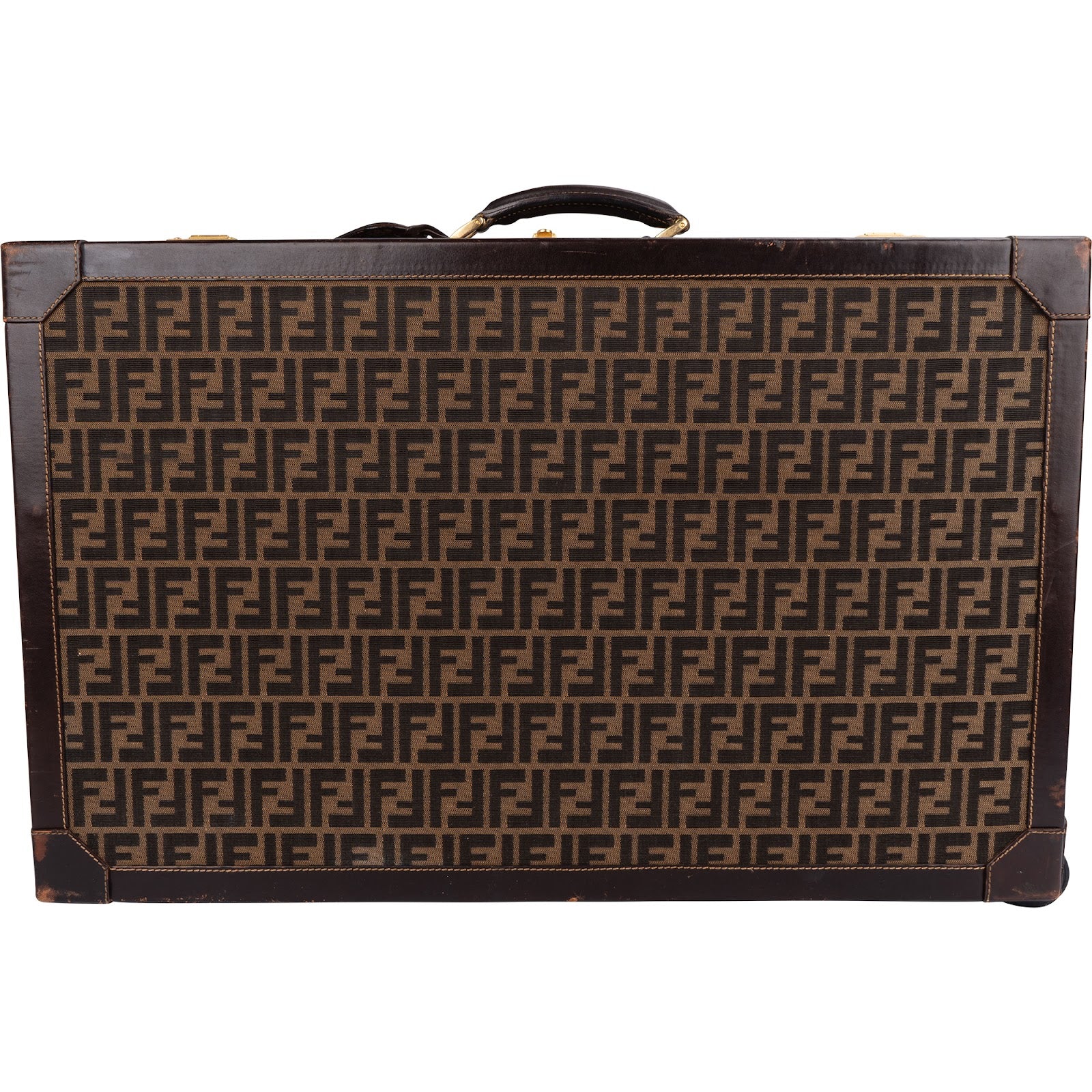 Fendi Monogram Zucca Canvas Vintage Koffer