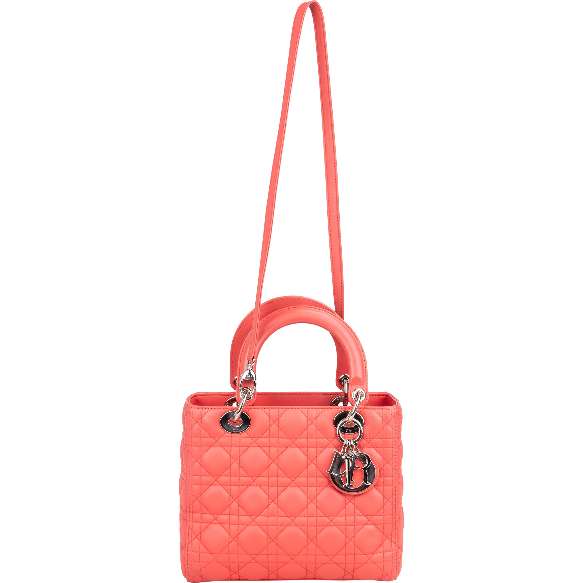 Christian Dior Quilted Leather Lady Dior Handbag