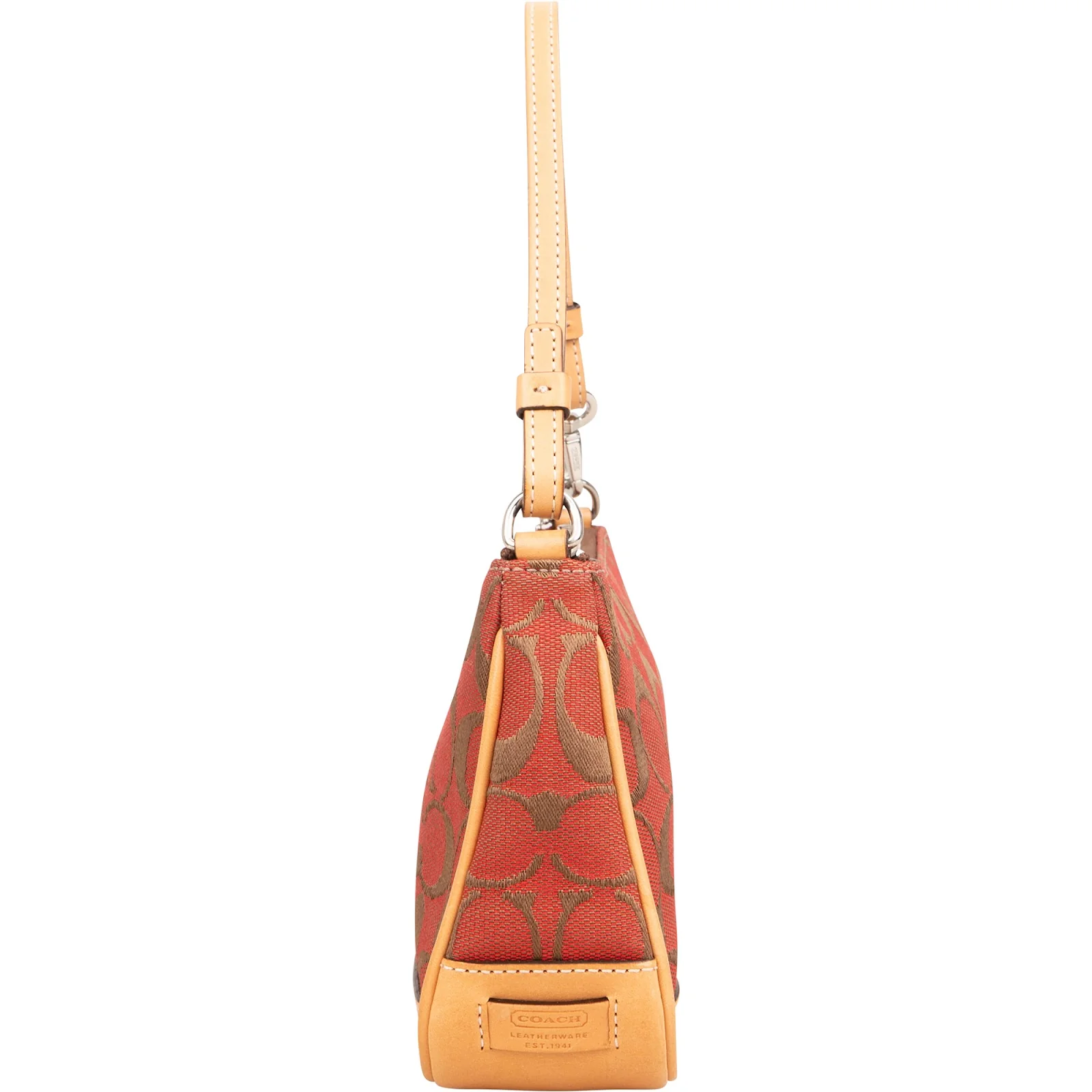 Coach Signature Monogram Pochette Handbag