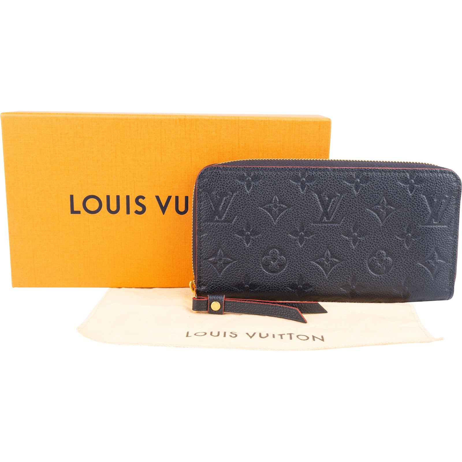 Louis Vuitton Monogram Empreinte Leather Zippy Wallet