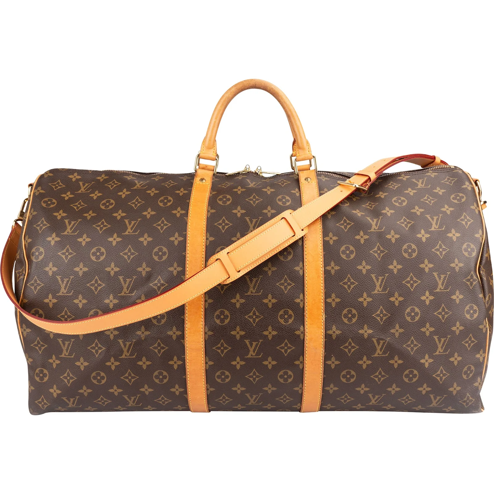 Louis Vuitton Monogram Canvas Keepall 60 Bandoulière Reisetasche
