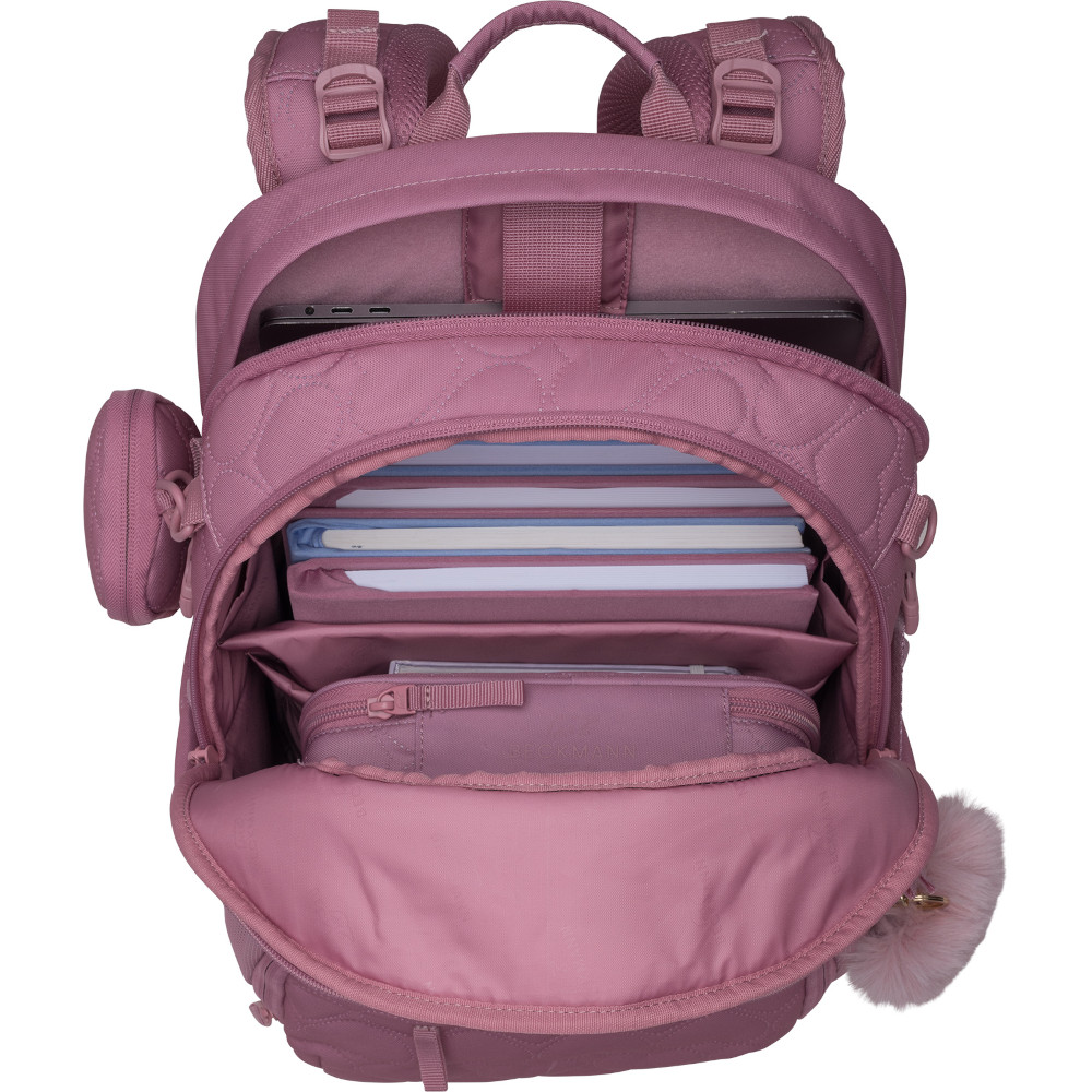 Beckmann Sport Air Schulrucksack Padded Heart Rose
