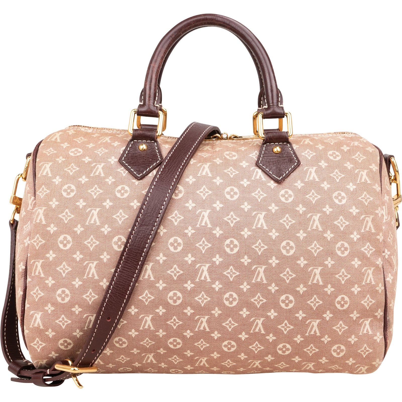 Louis Vuitton Monogram Mini Lin Speedy 30 Bandoulière  Boston Bag