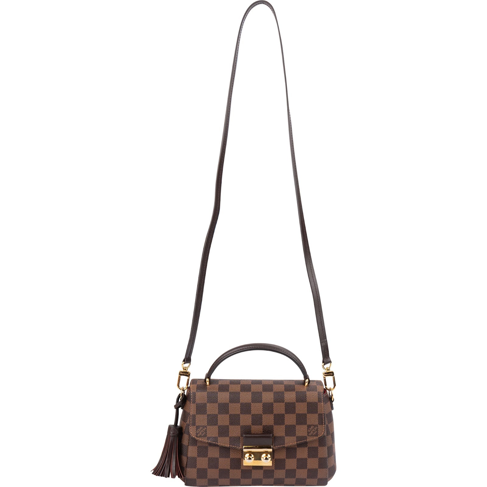 Louis Vuitton Monogram Damier Ebene Croisette Handbag