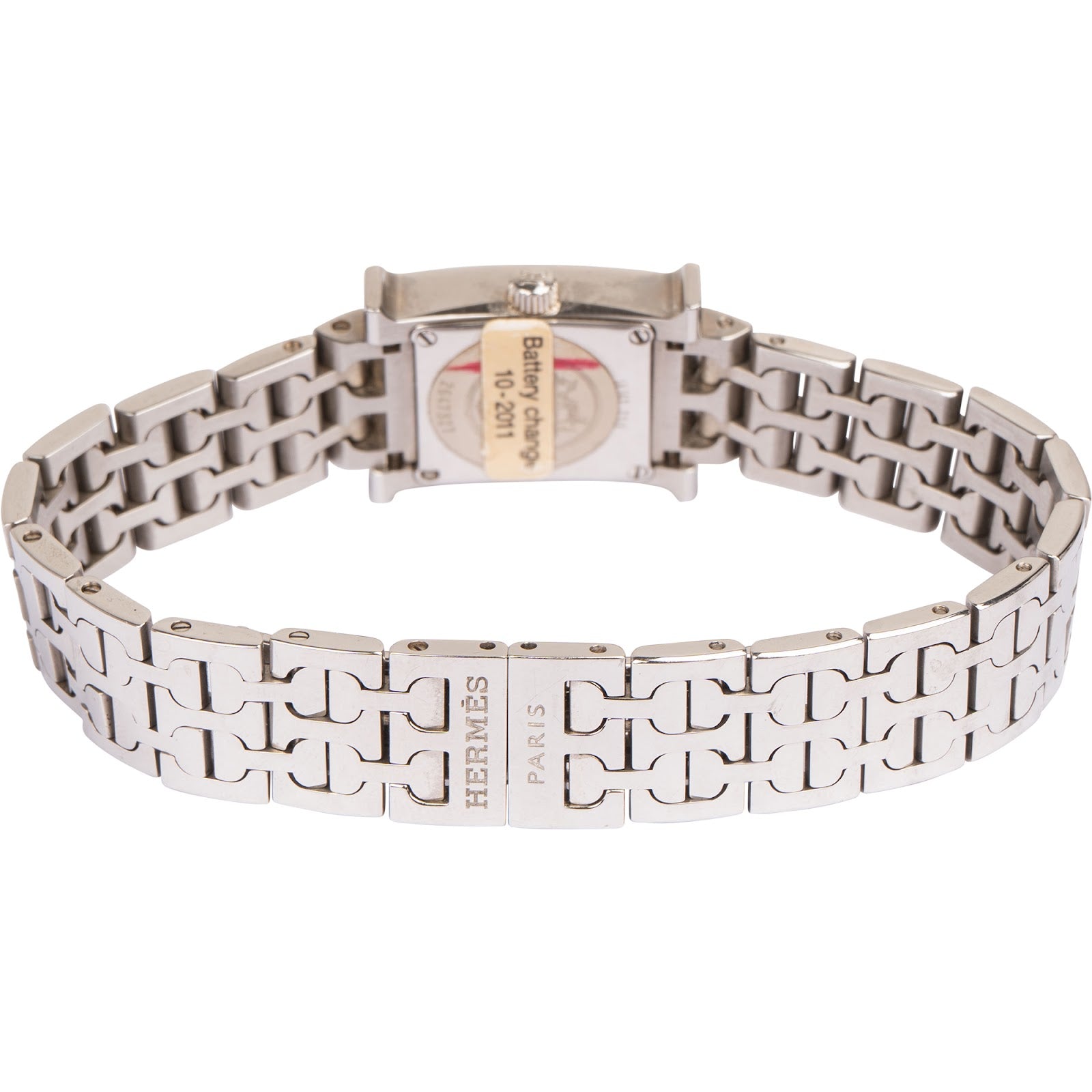 Hermès Silver Tone Heure H HH.110 Women Watch