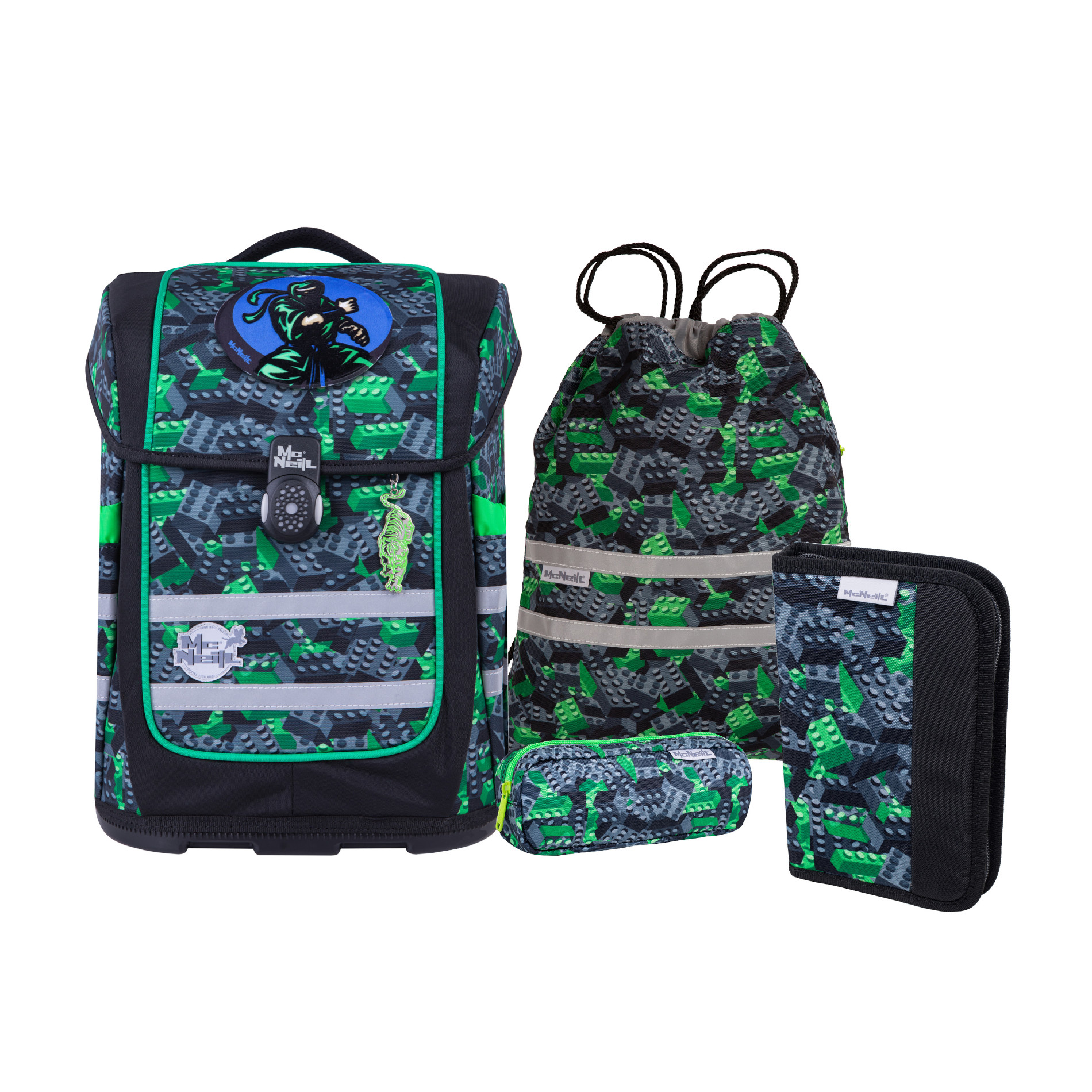 Schulranzenset Ergo COMPACTO 5tlg. - Kids from the Block