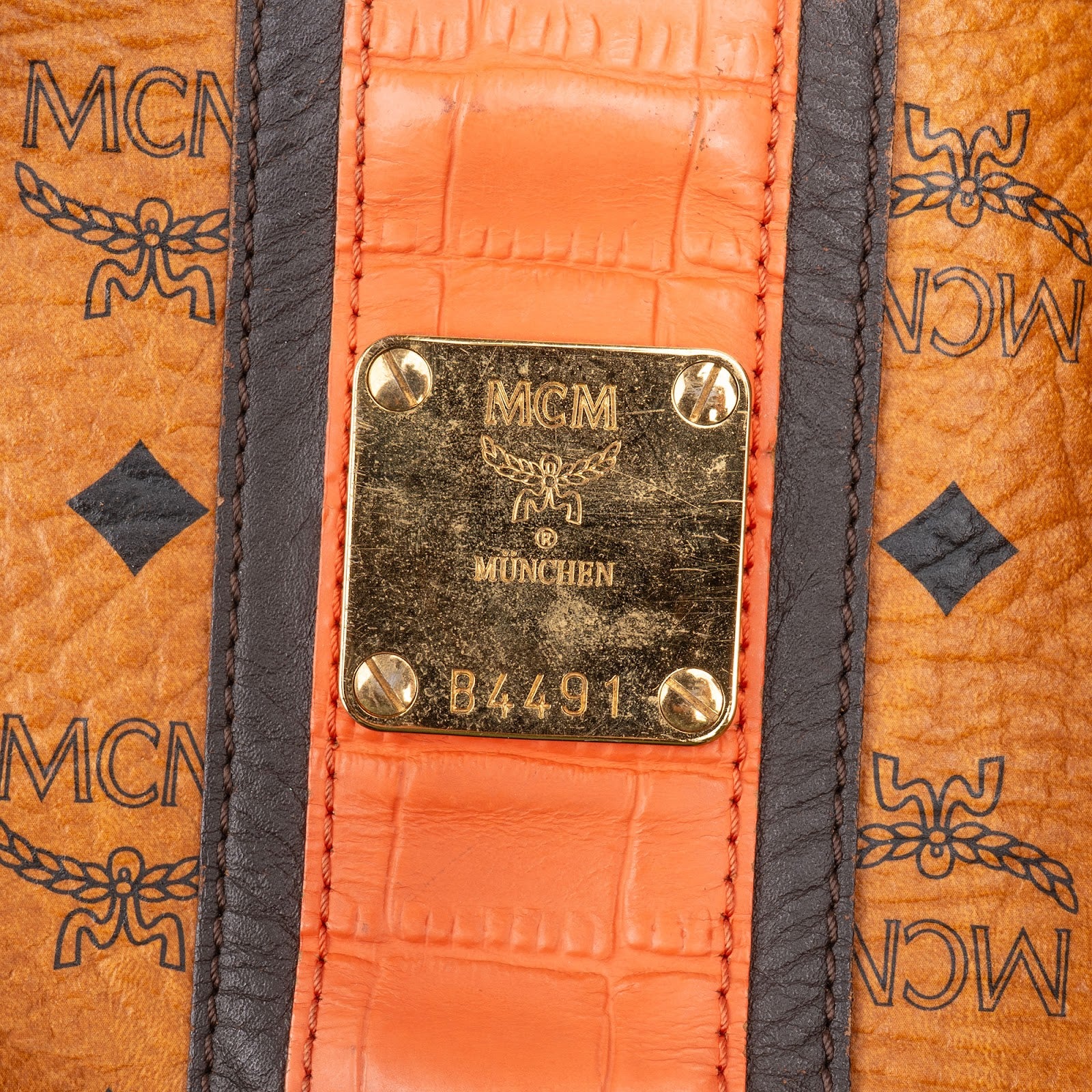 MCM Monogram Visetos Liz Reversible Shopper Shoulder Bag