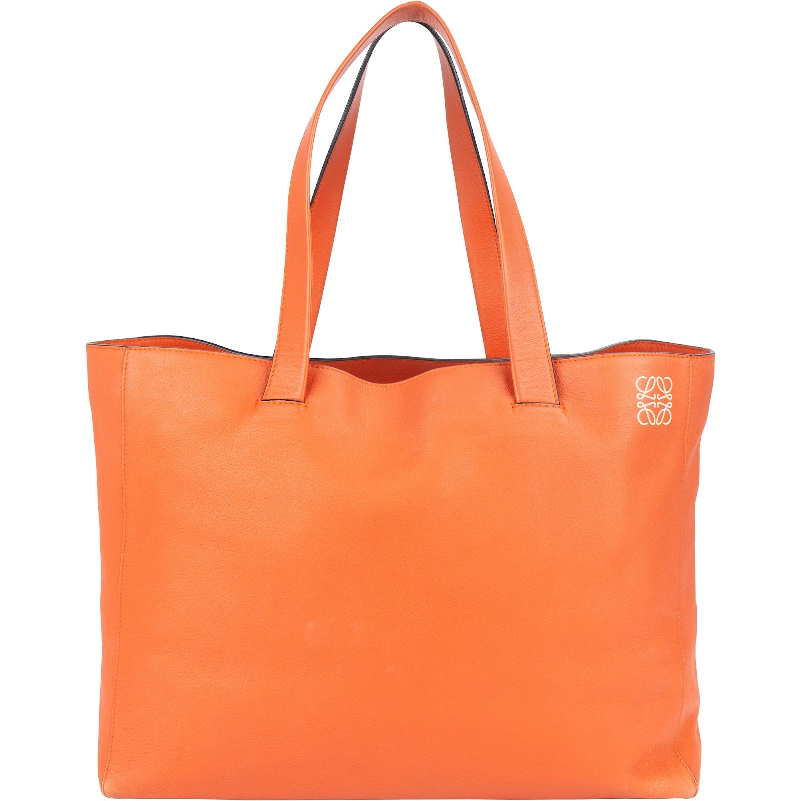 Duża torba na ramię Loewe Leather Anagram