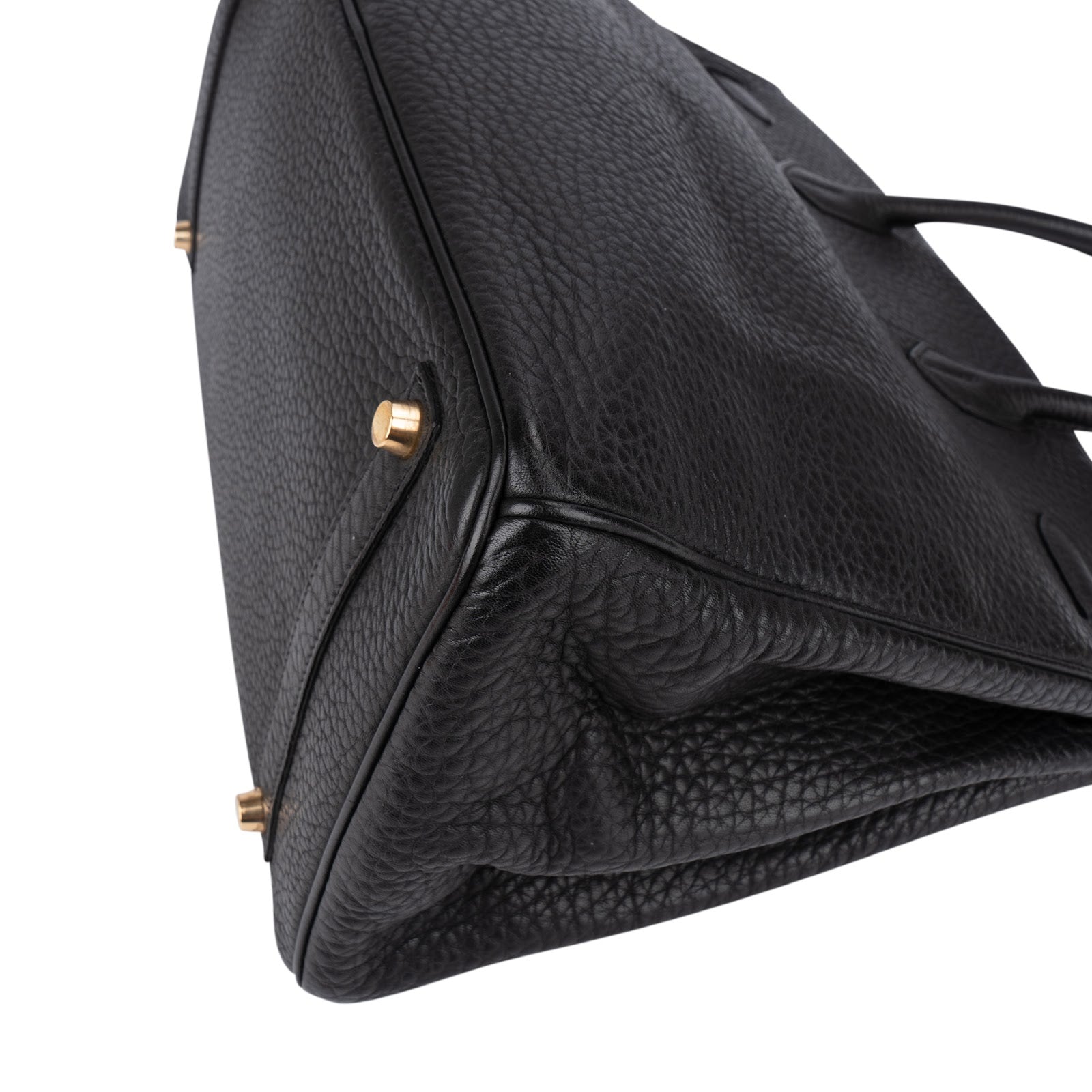 Hermès Noir Togo Leather Birkin 35 Gold Hardware Handbag