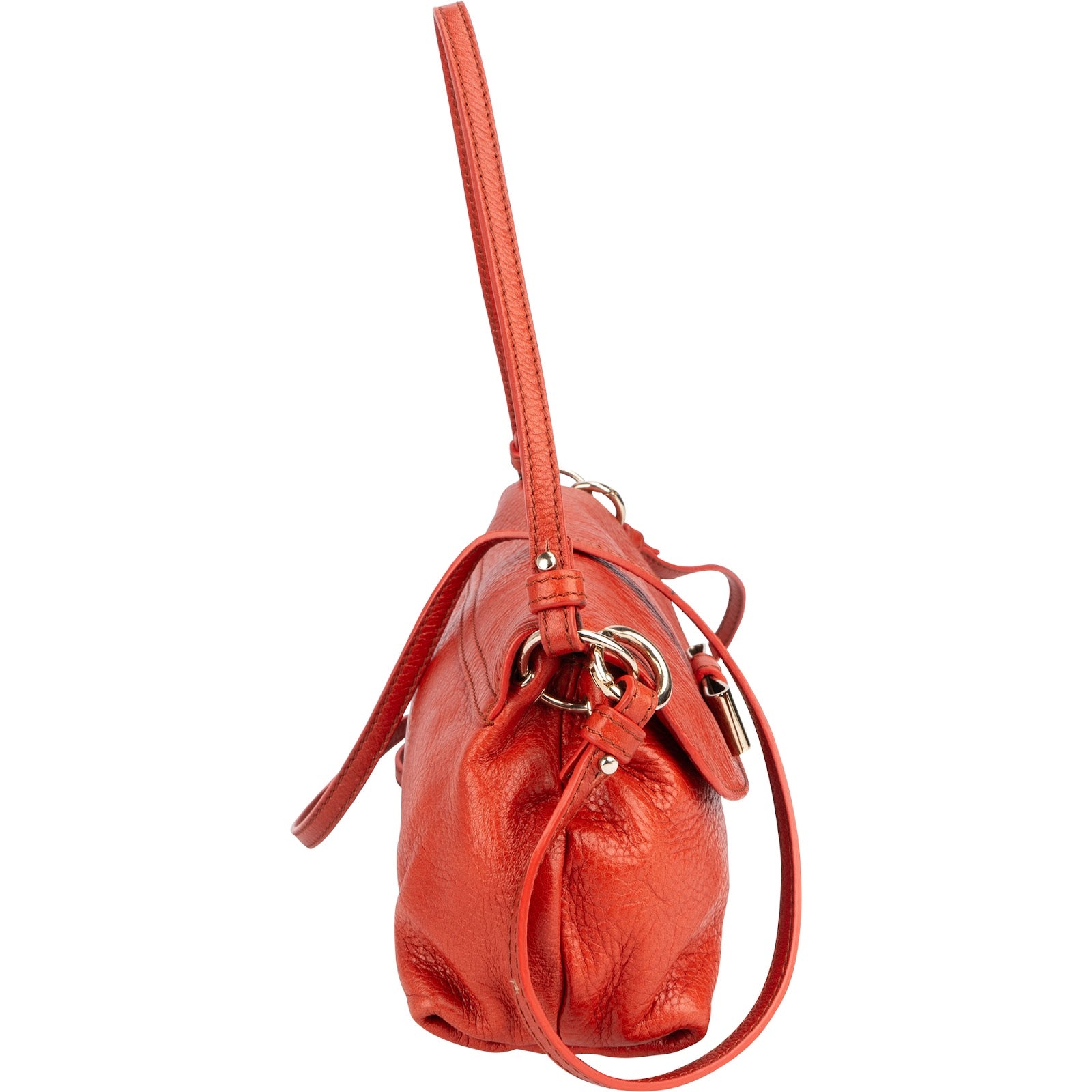 Chloé Pebbled Leather Lily Crossbody Handbag
