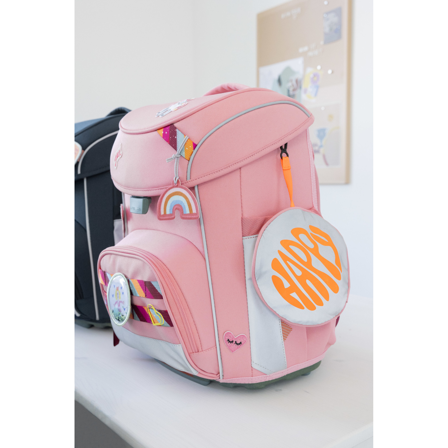 School Set Slim Unique Schulranzenset 6tlg. - pink