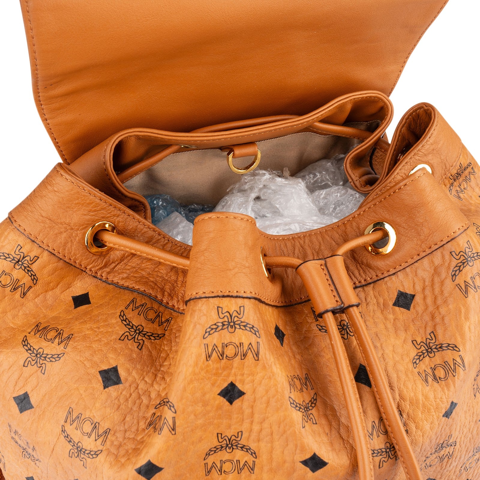 MCM - Drawstring Clip Large Travel Rucksack