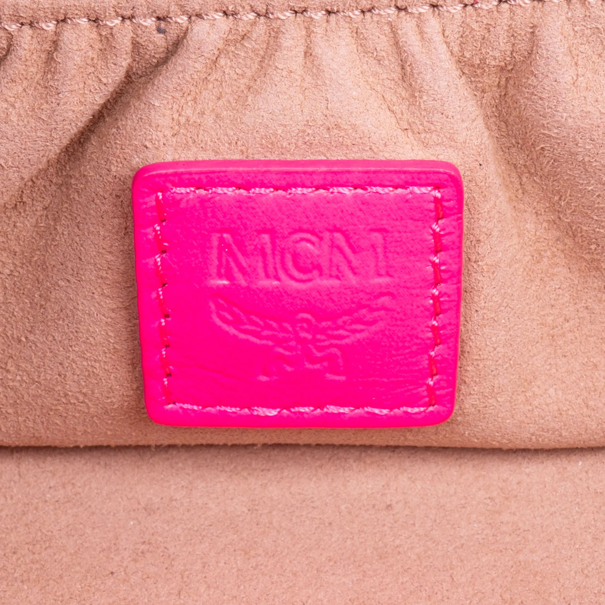 MCM Monogram Visetos Mini Rockstar Vanity Case Crossbody Bag