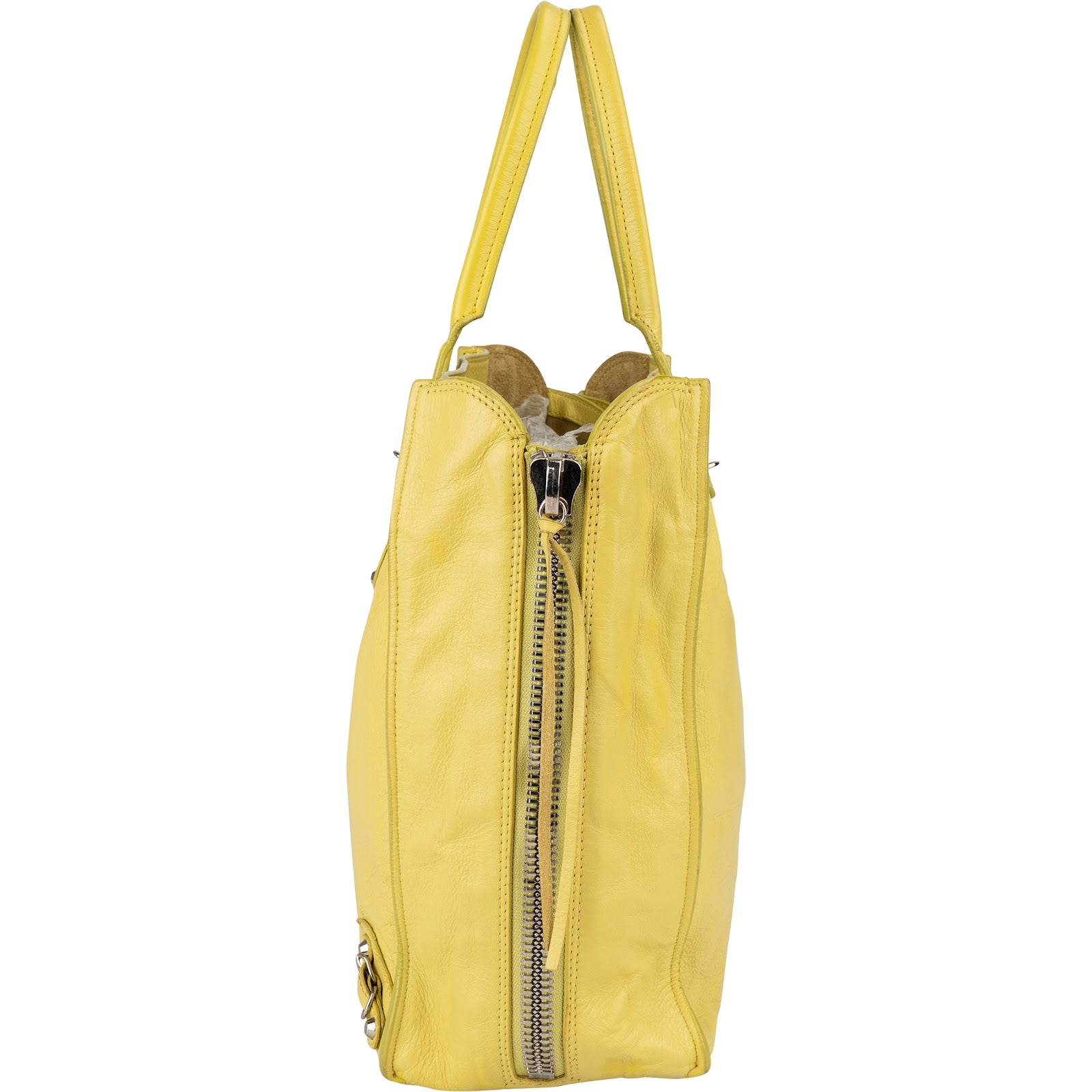 Balenciaga - Paper Look Side Zip Tote Handbag