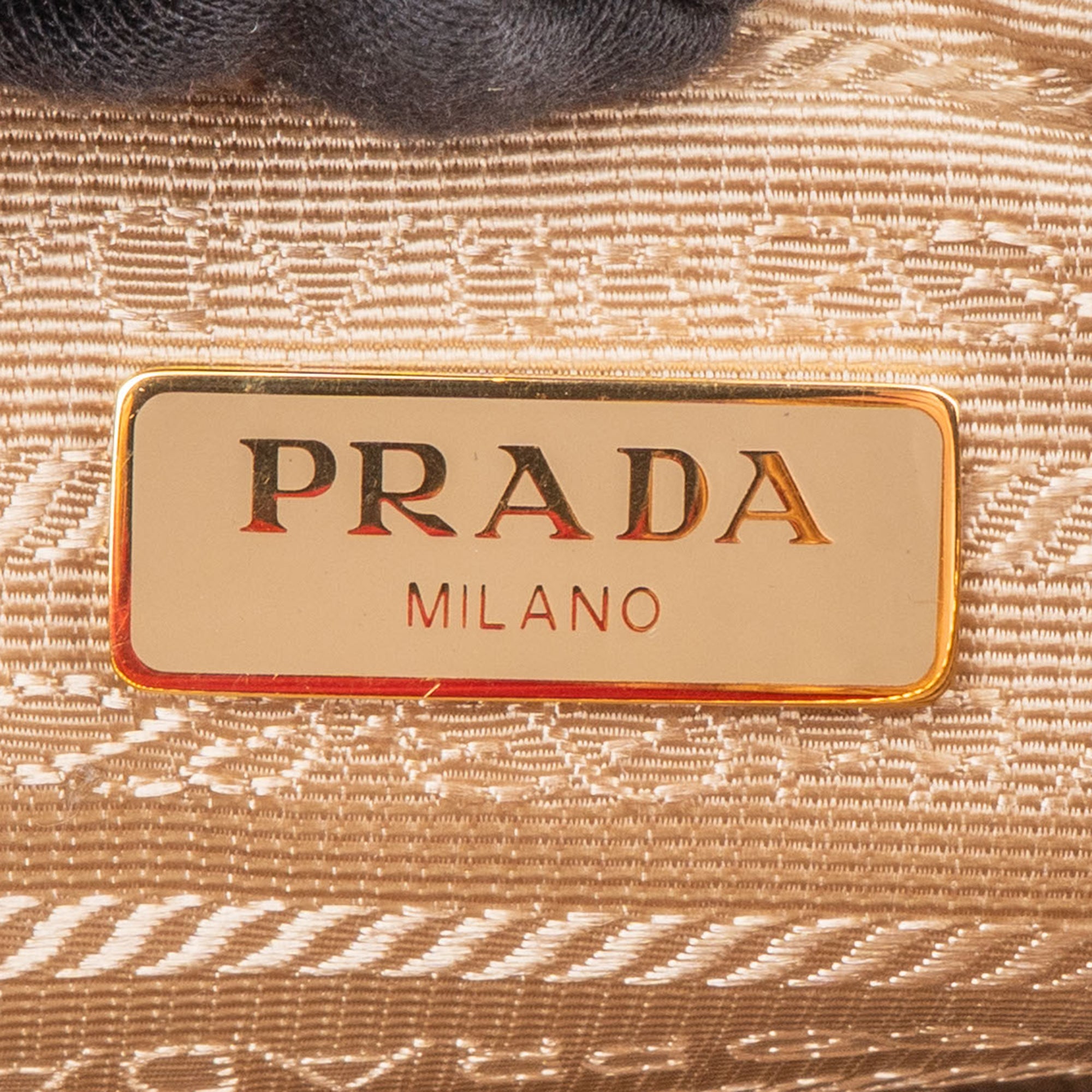 Prada Tricolor Raffia Re-Editon Crossbody Bag