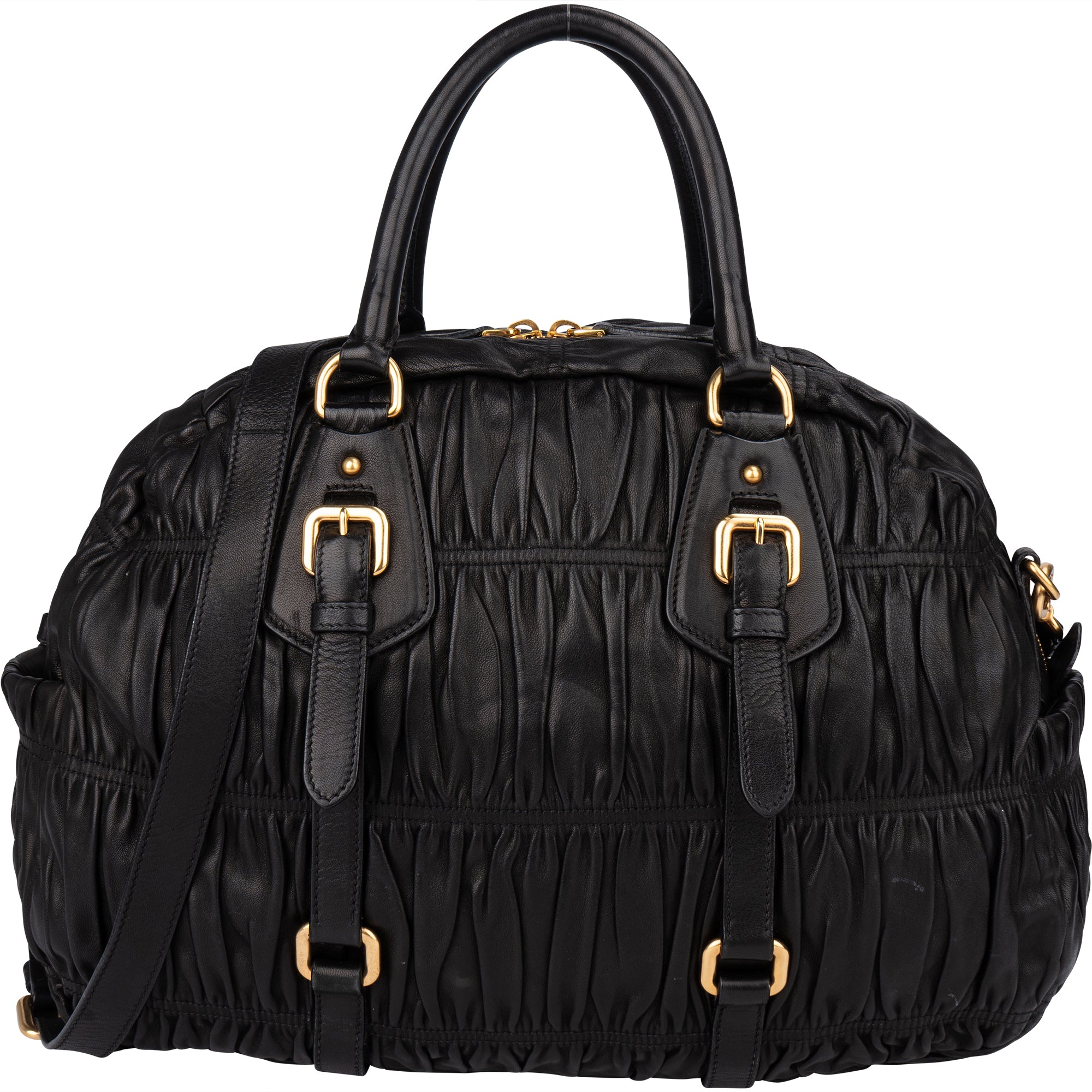 Prada Quilted Leather City Handbag