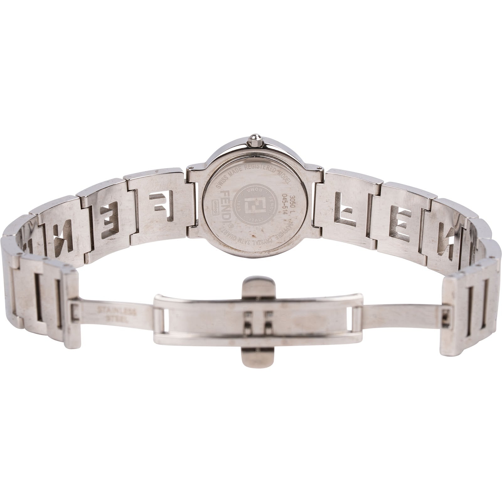 Fendi Silver Tone 3050L Armbanduhr