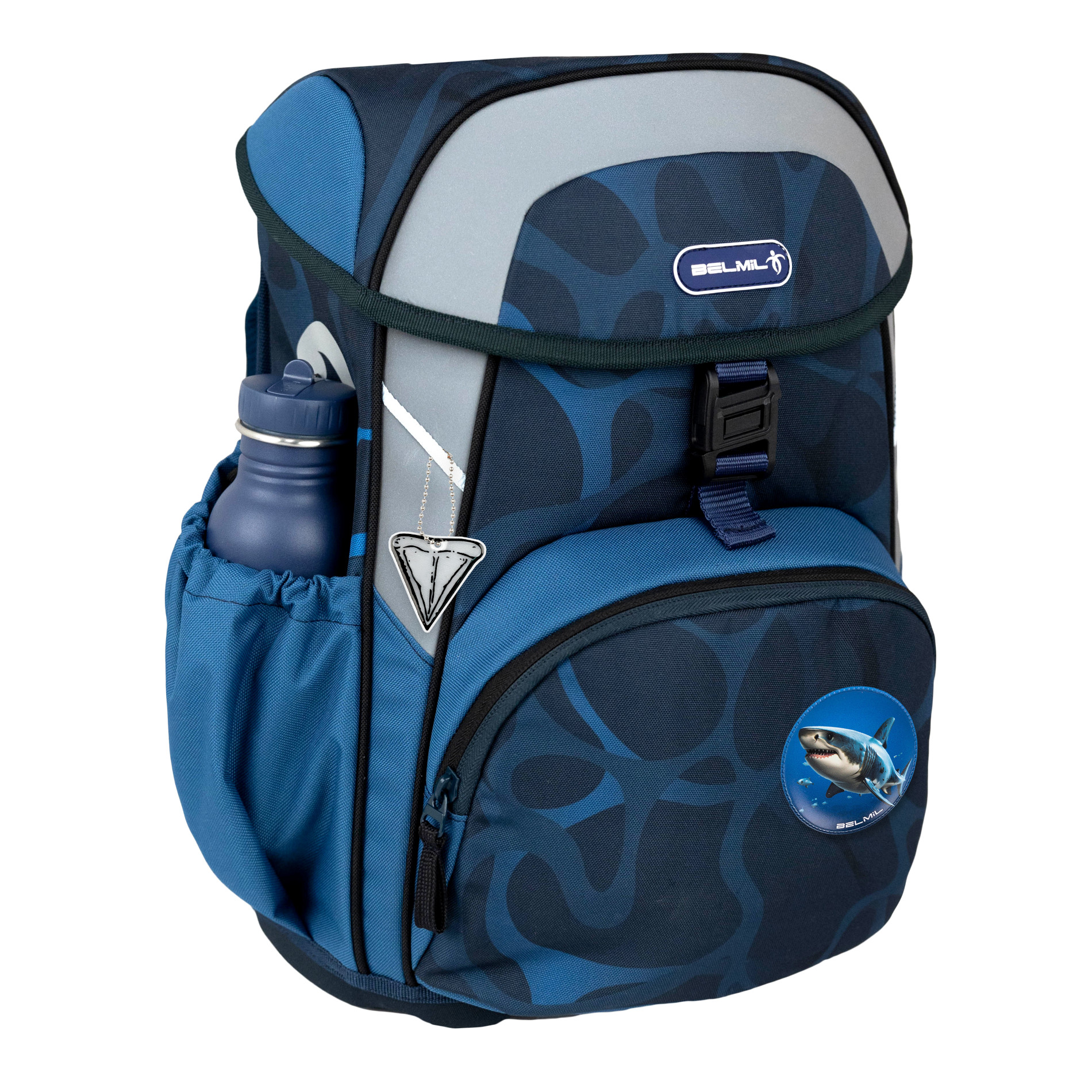 Belmil Maxi ergonomisches Schulranzen-Set 5-teilig "Wave Storm"