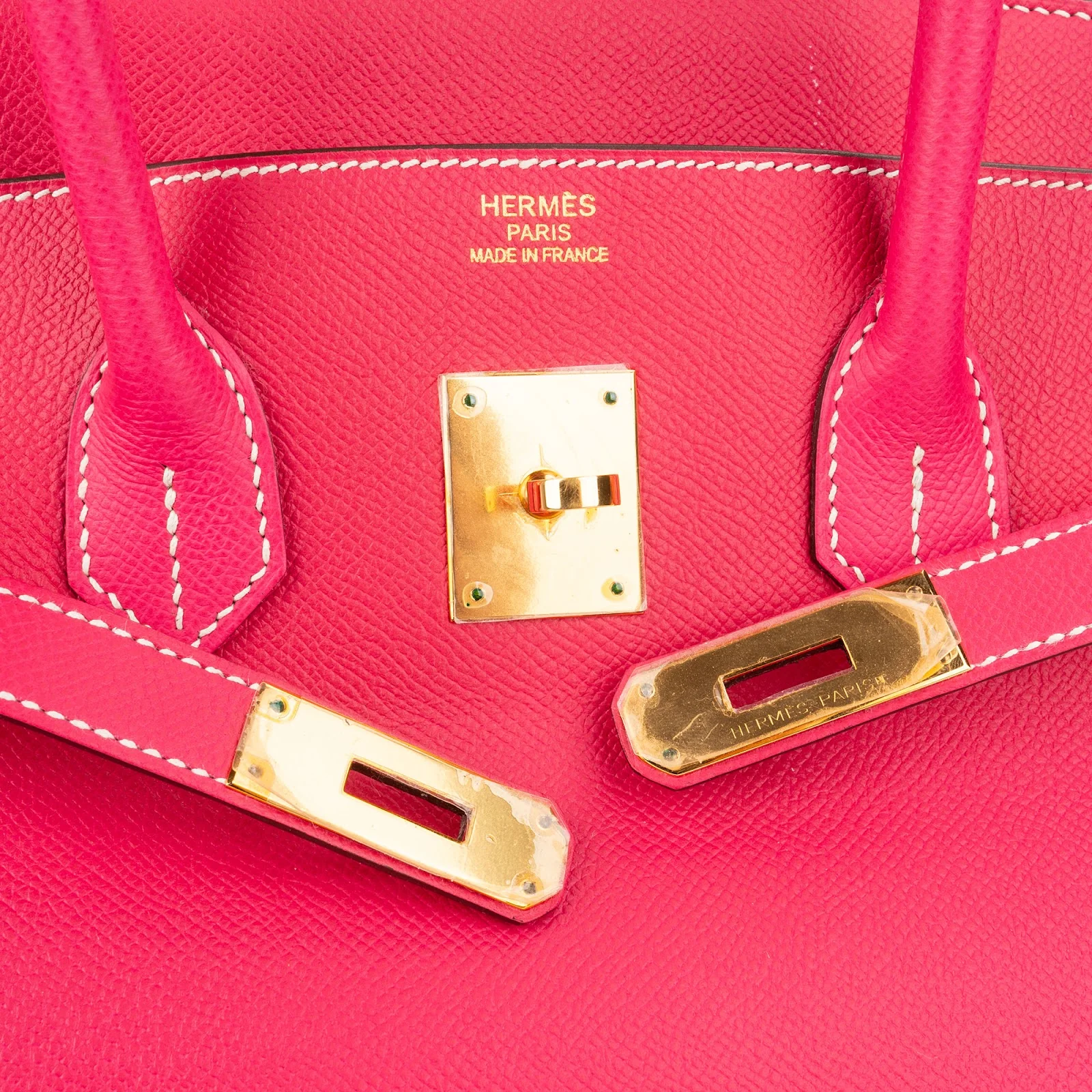Hermès Rose Tyrien Epsom Leather Birkin 35 Handbag