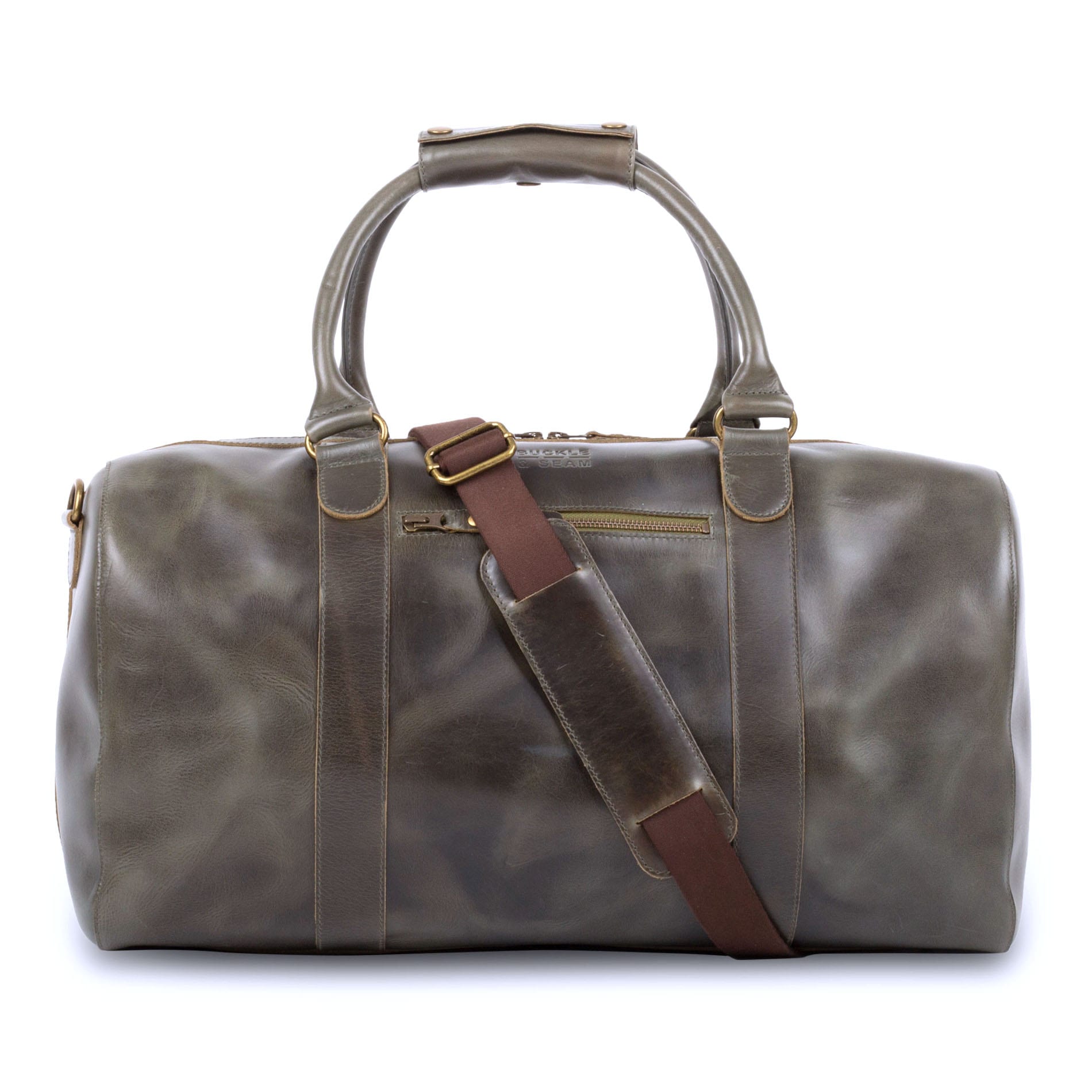 Willow leather weekender