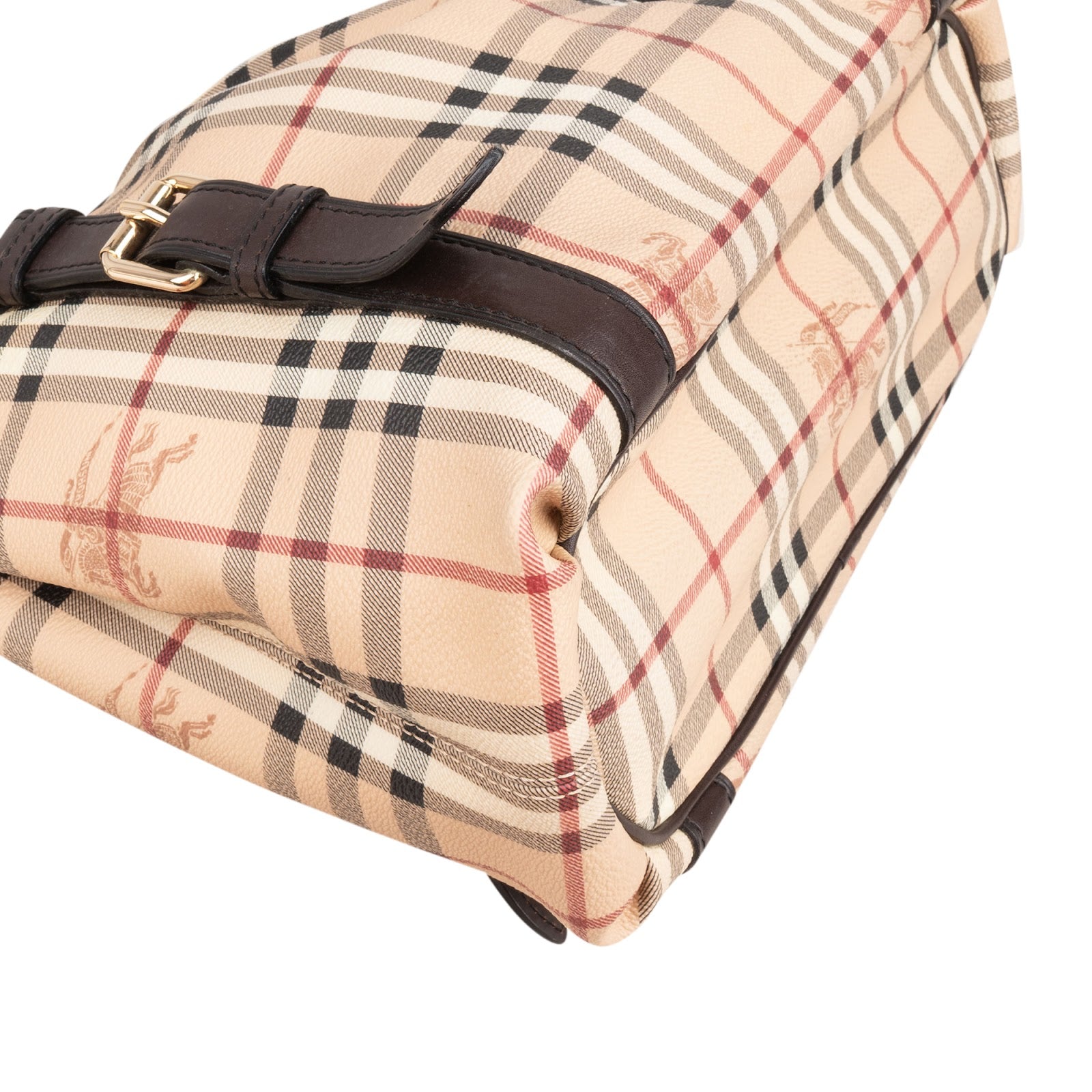 Burberry Nova-Check Monogram Haymarket Shoulder Bag