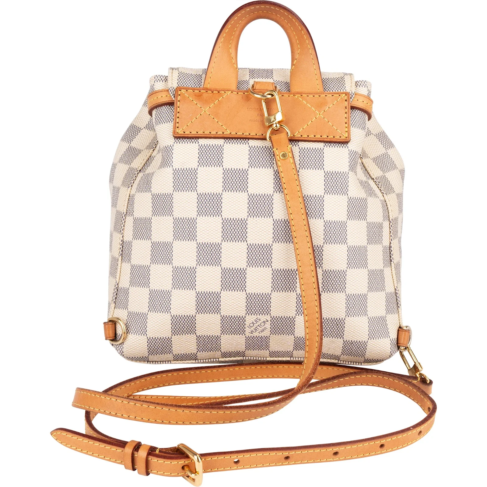 Louis Vuitton Monogram Damier Azur Canvas Sperone BB Backpack