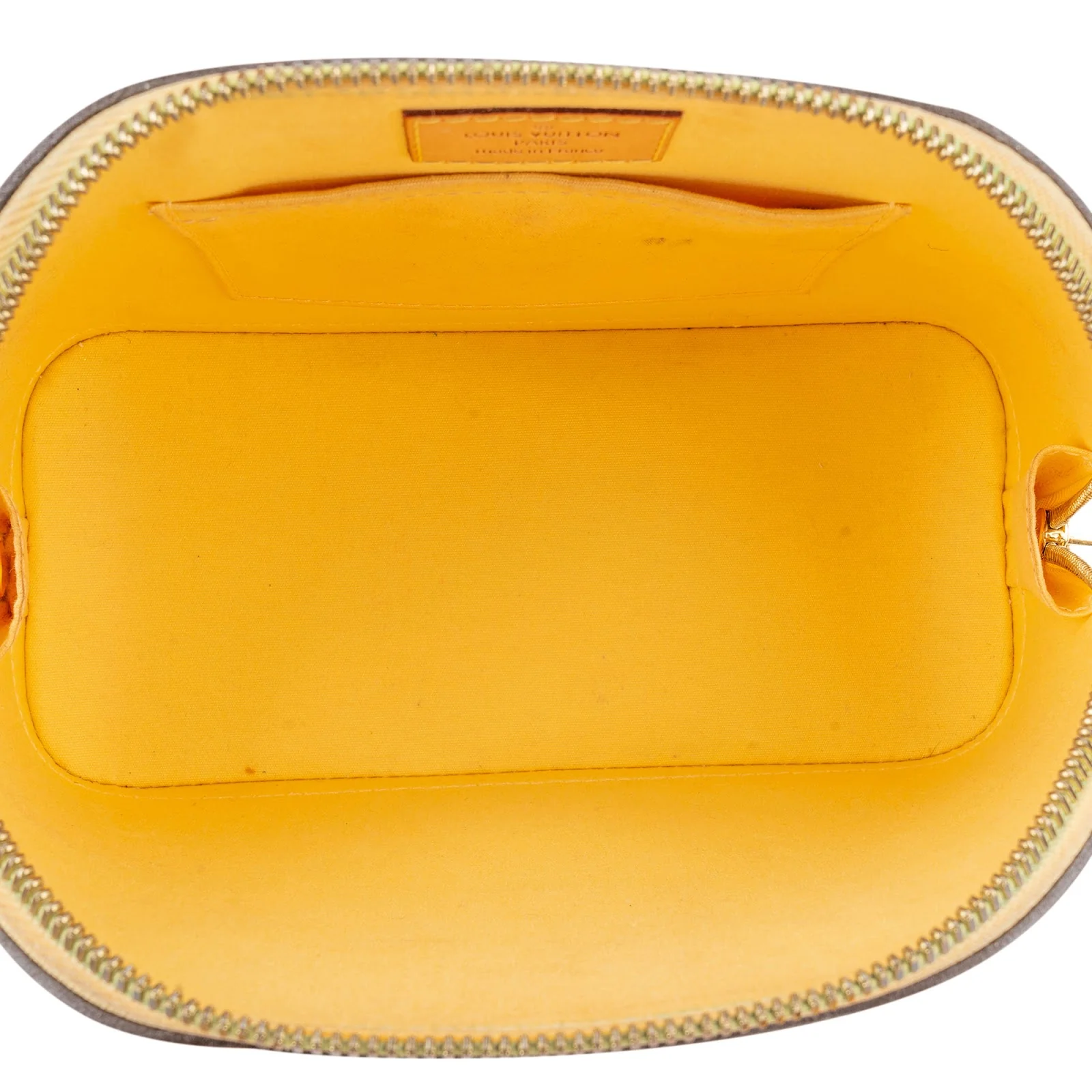 Louis Vuitton Monogram Yellow Vernis Alma BB Handbag