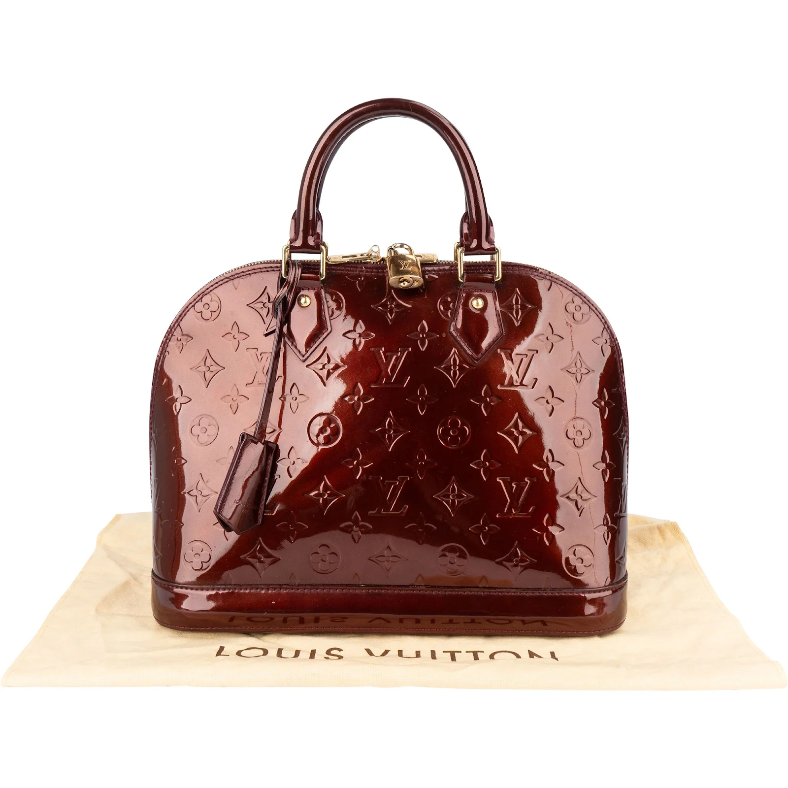 Louis Vuitton Monogram Vernis Leather Alma PM Handbag