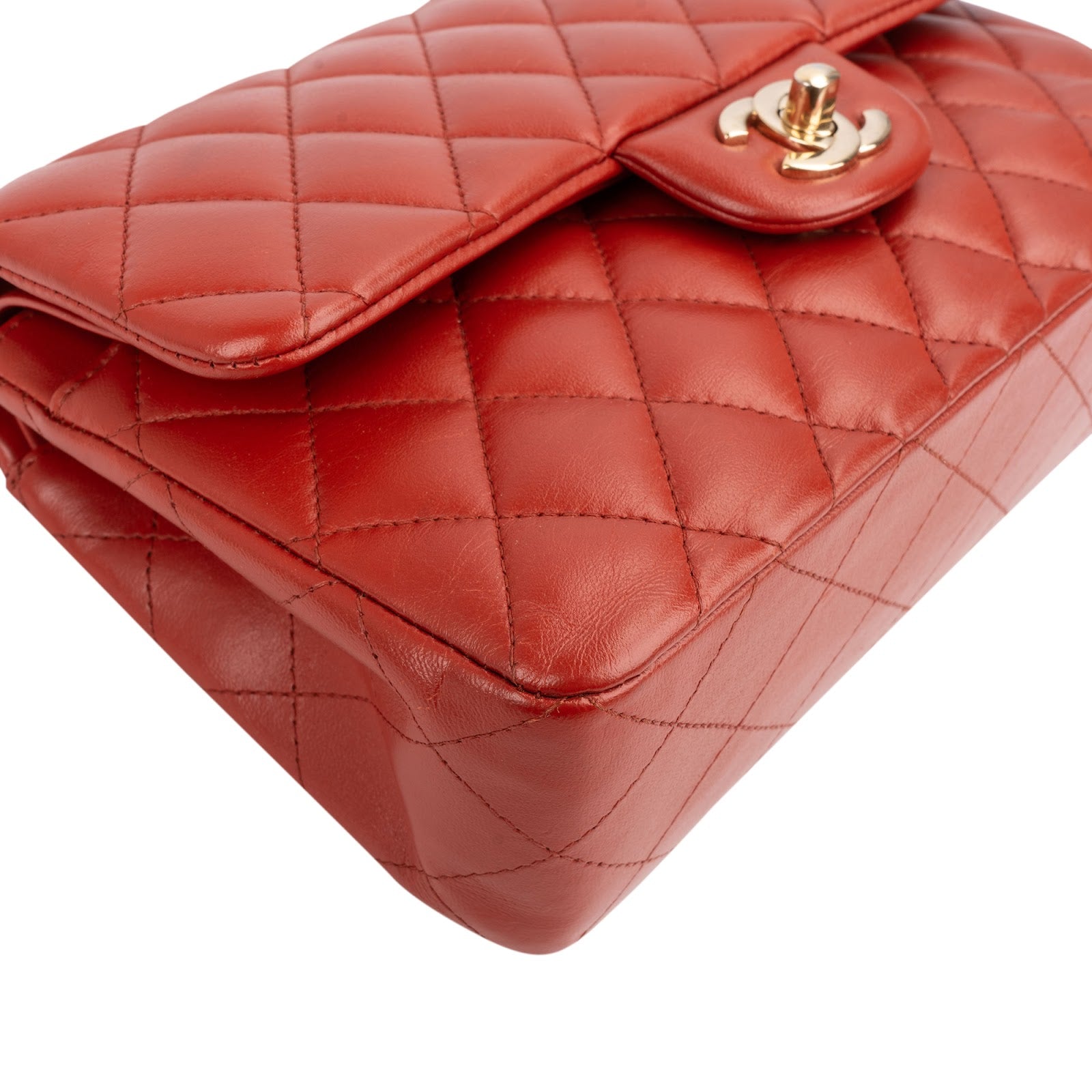Chanel Quilted Lambskin Small Double Flap Shoulder Bag