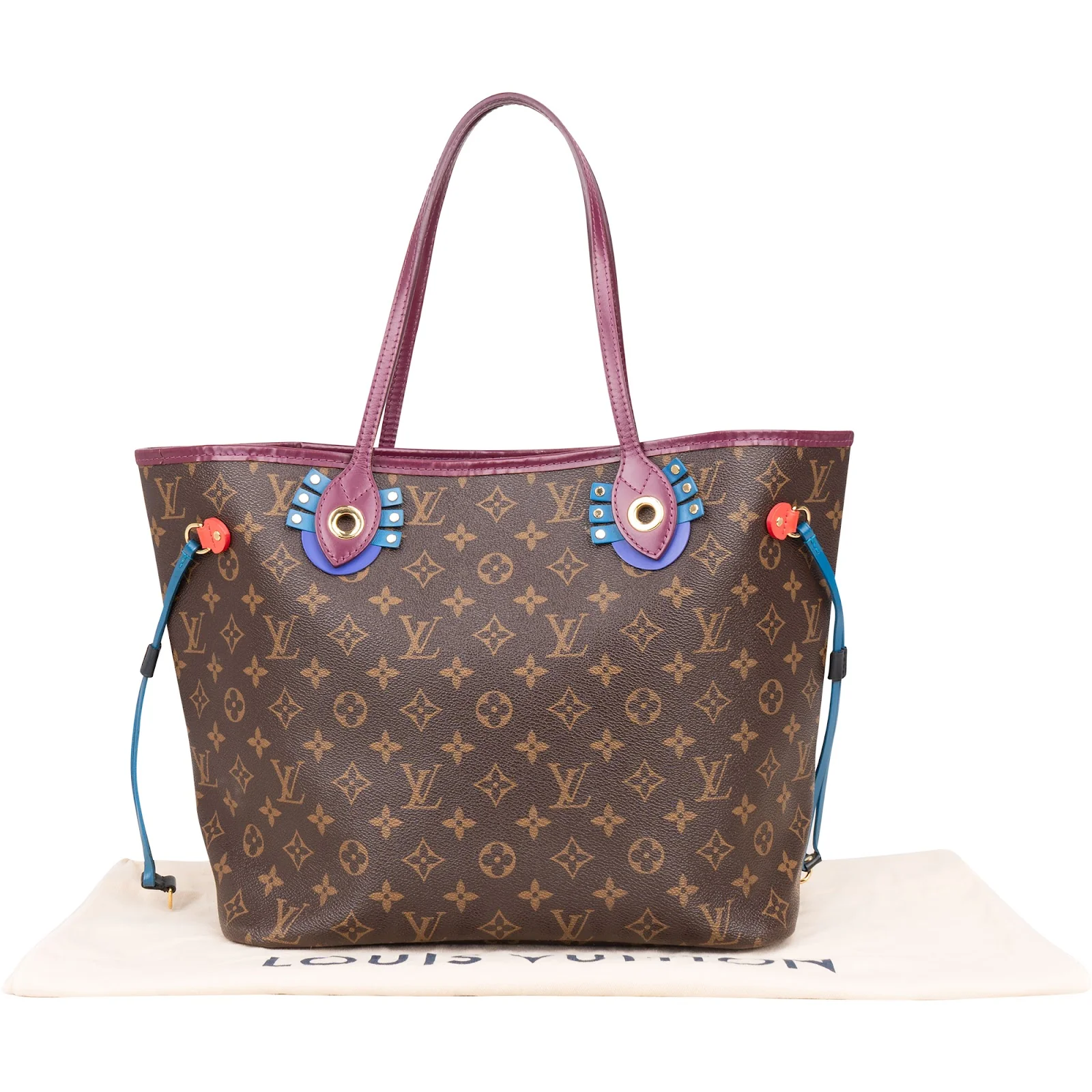 Louis Vuitton Monogram Canvas Limited Totem Neverfull MM Shoulder Bag