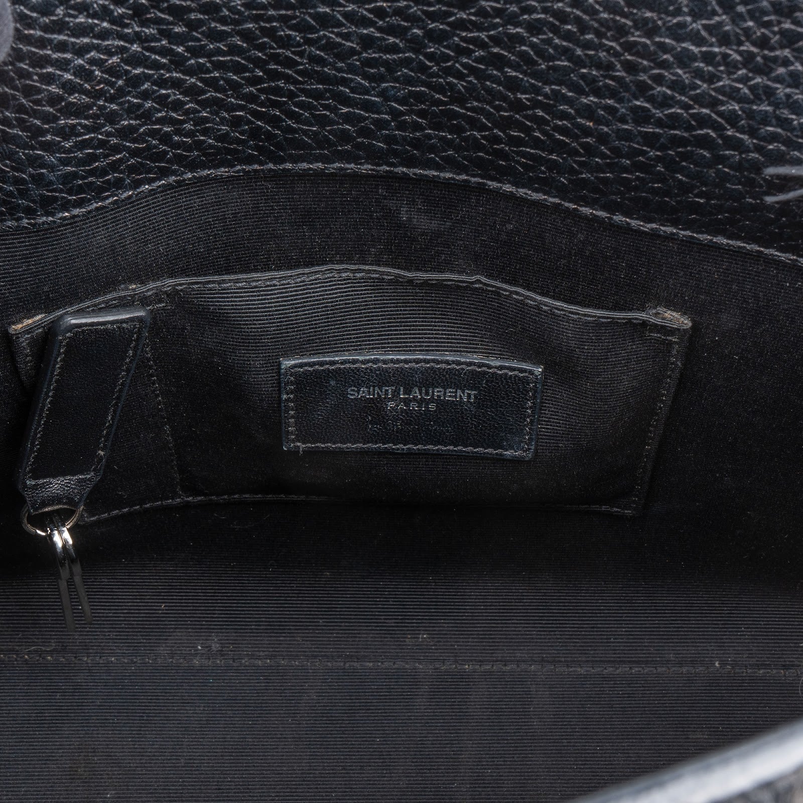 Saint Laurent Grained Leather Sac de Jour Handbag
