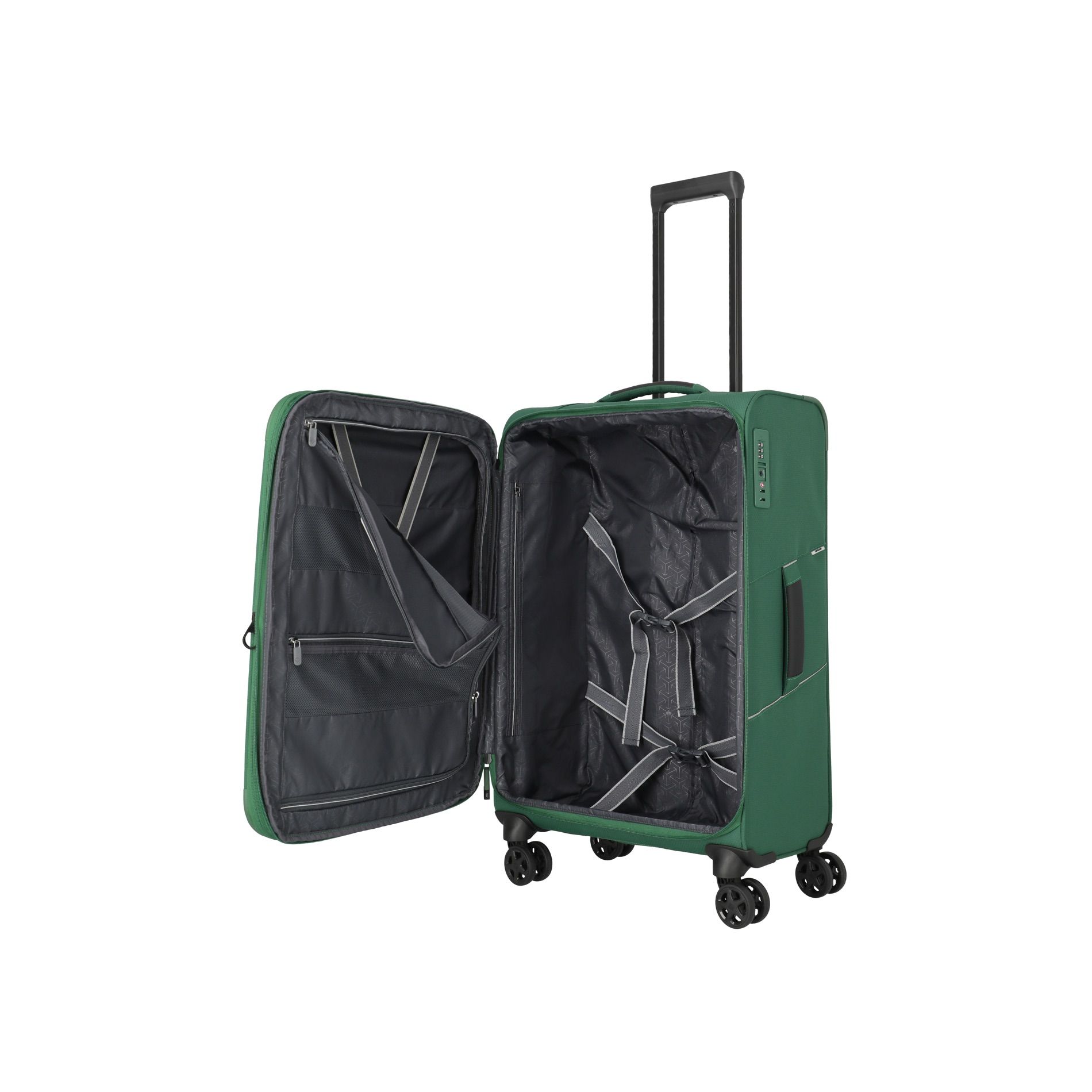 SKAII Trolley M (67 cm) erweiterbar - Green
