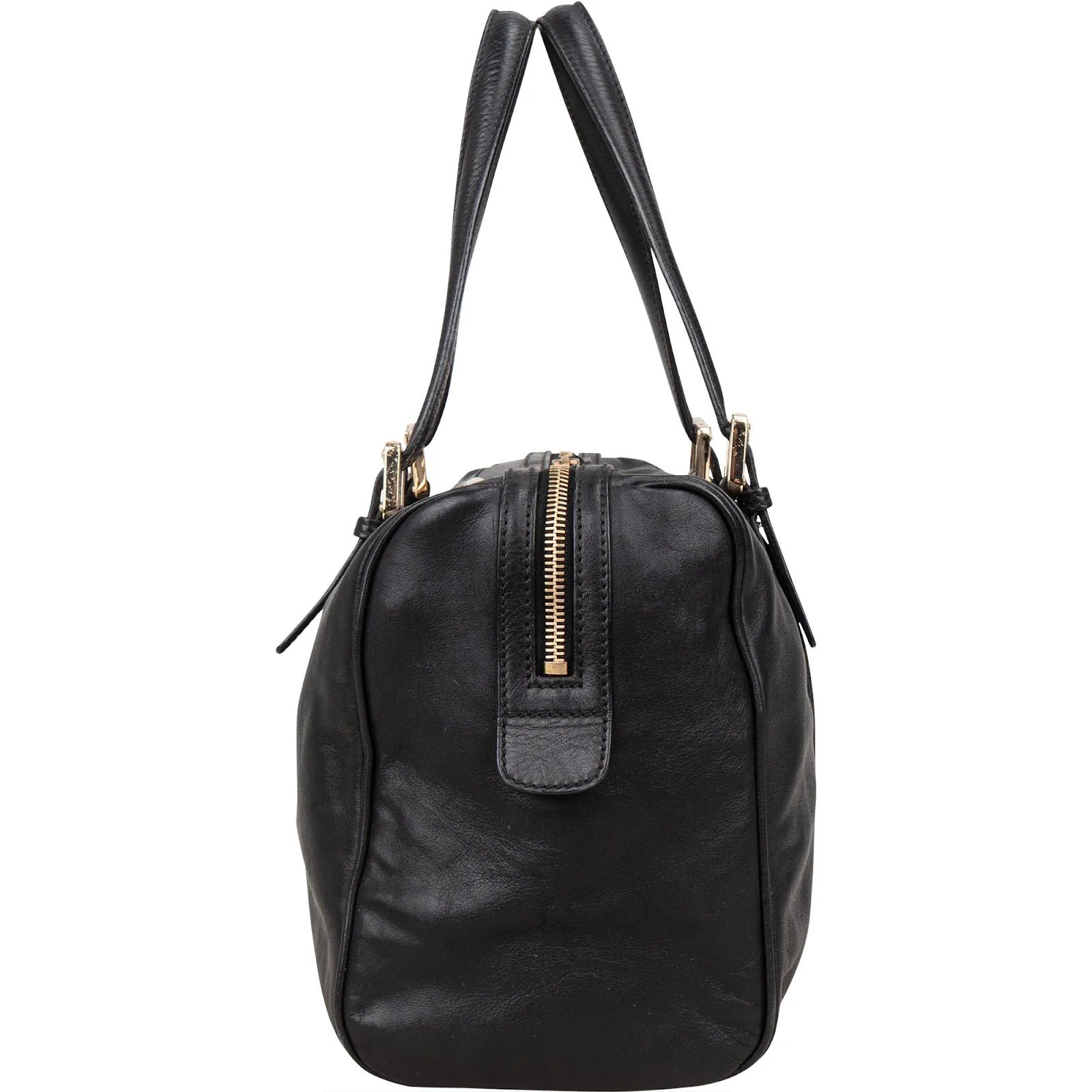 Gucci Leather Britt Boston Bag