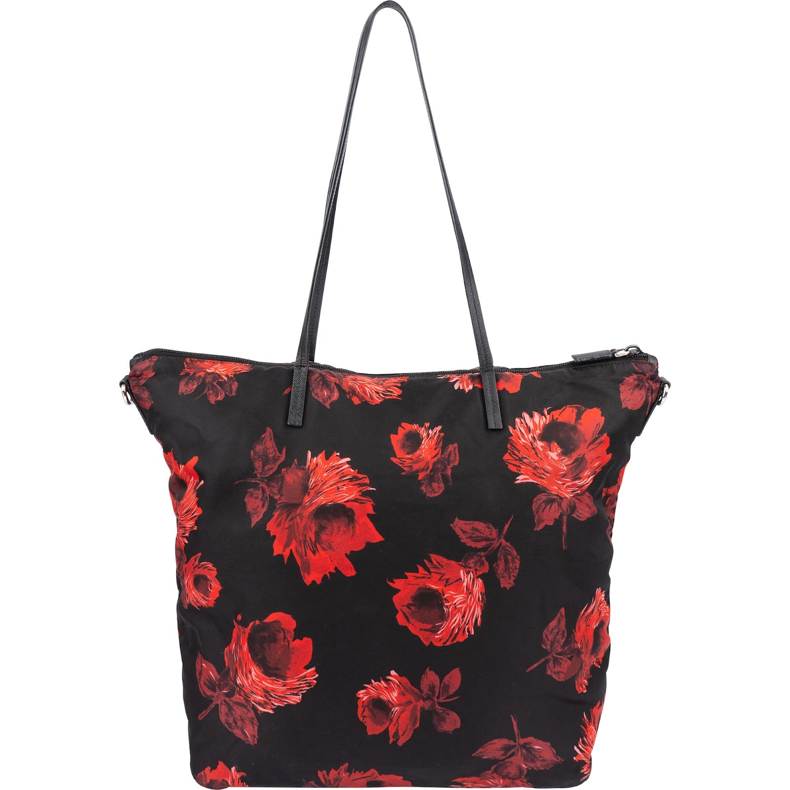 Prada - Tessuto Rose Monogram Shoulder Bag