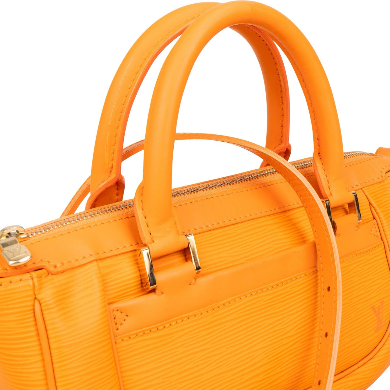 Louis Vuitton Orange Epi Leather Dhanura PM Handbag