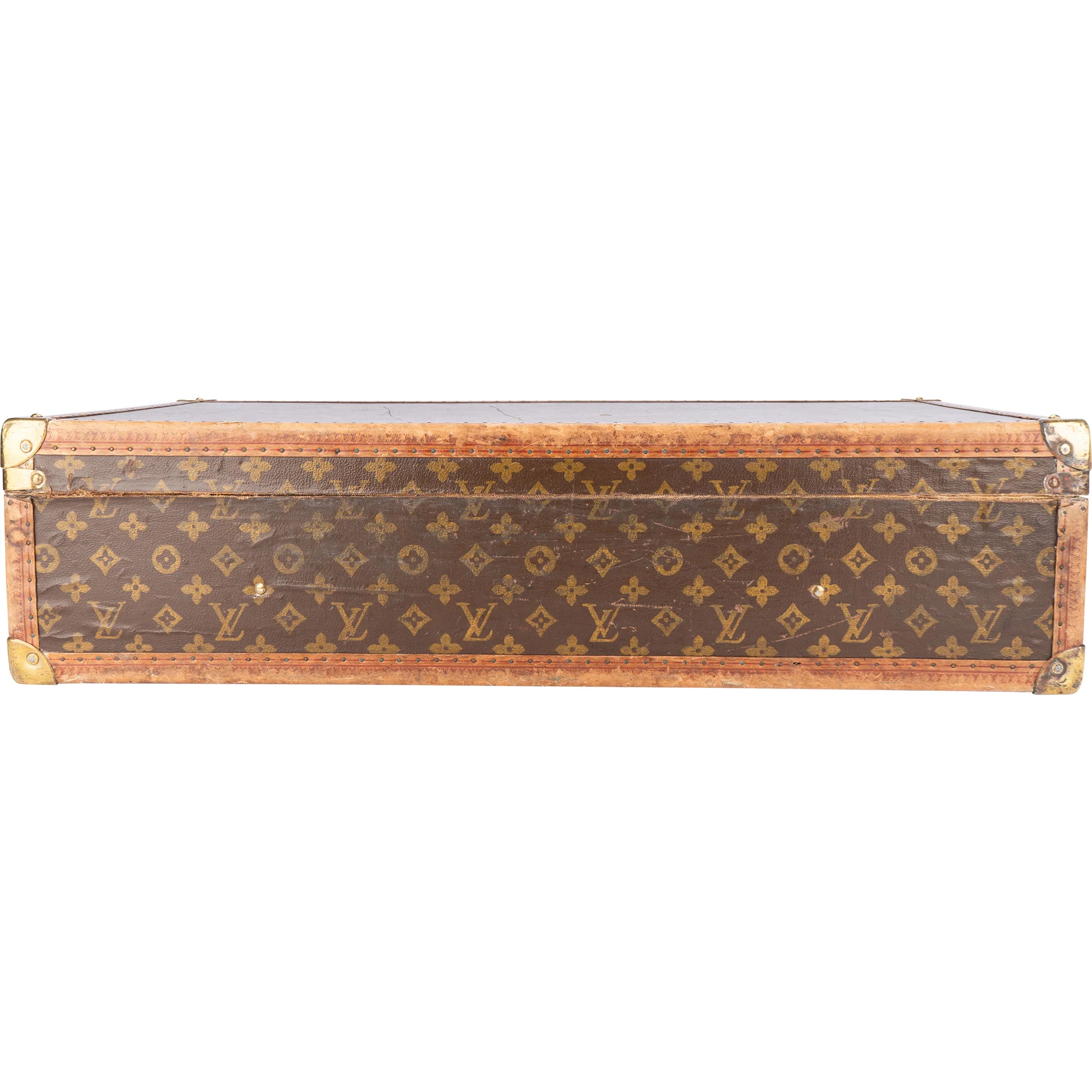 Louis Vuitton Canvas Monogram 1900s Koffer 70