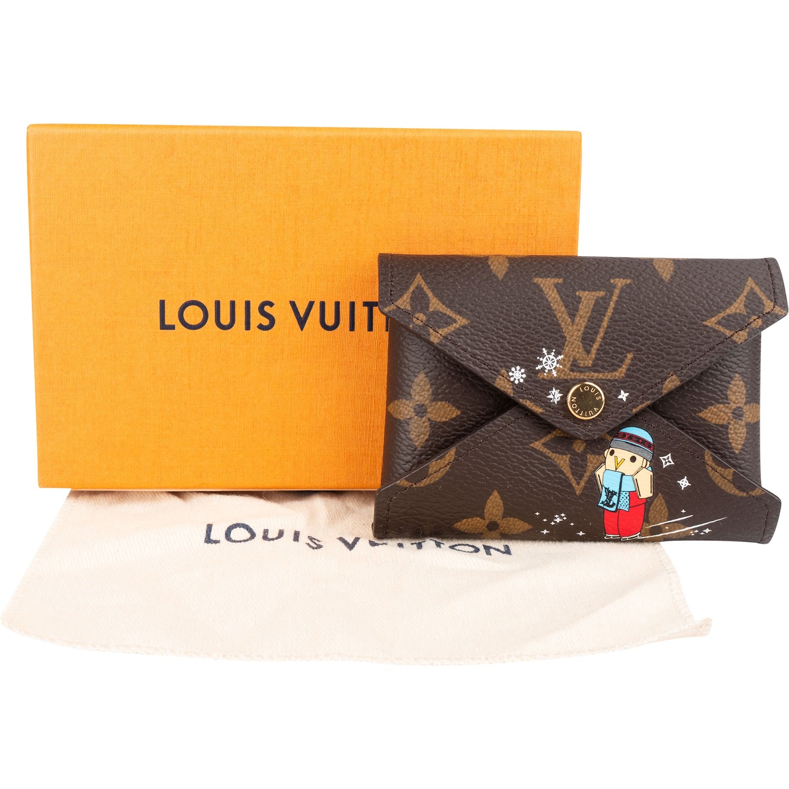 Louis Vuitton Monogram Canvas Limited Xmas Small Pochette Kirigami Etui