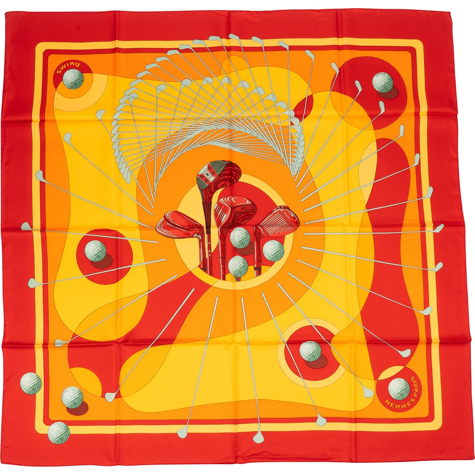 Hermès – Swing Silk Carré 90 Scarf