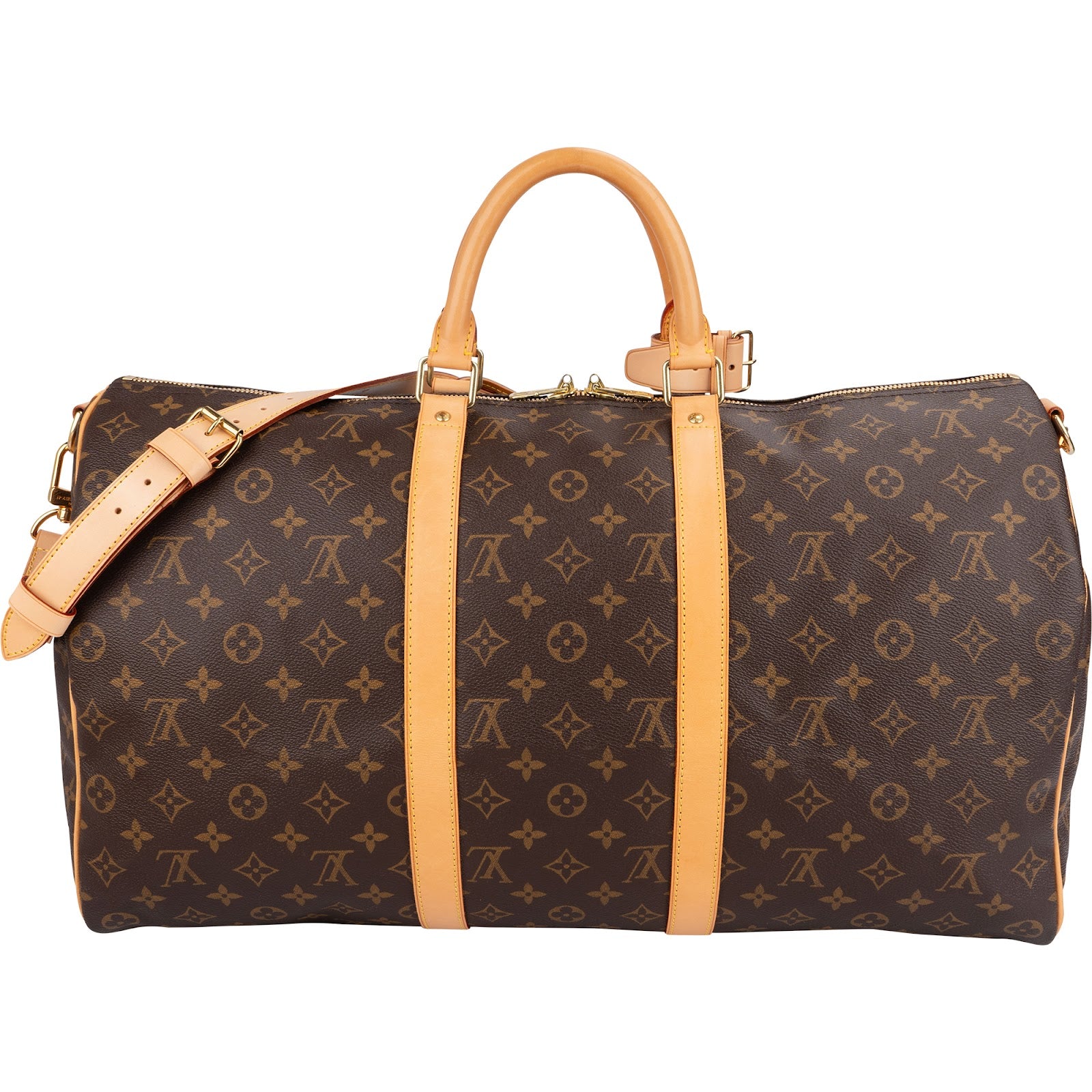 Louis Vuitton Monogram Canvas Keepall 50 Bandoulière Reisetasche