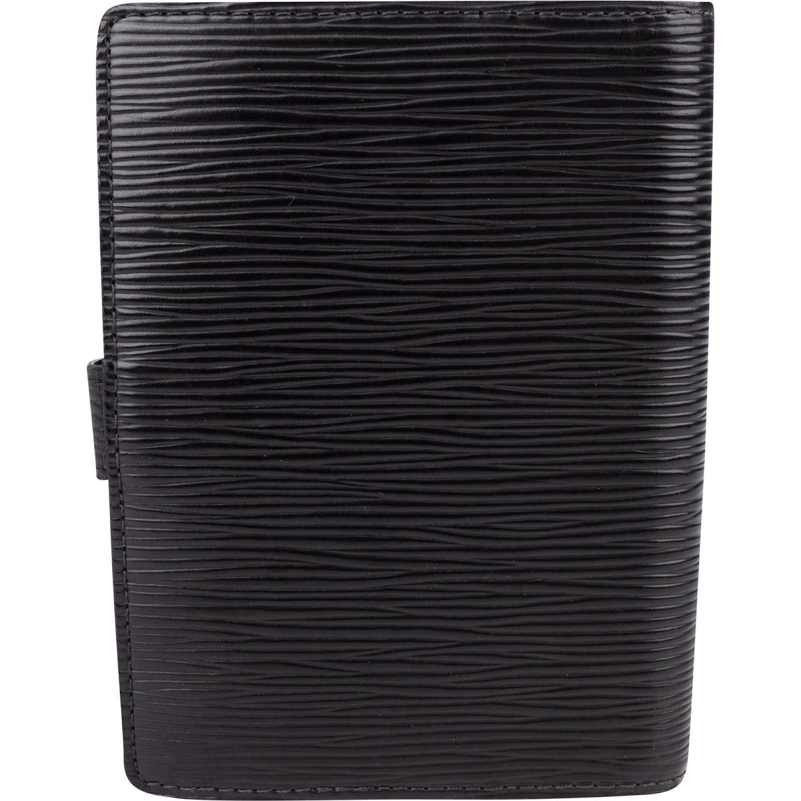 Agenda PM Louis Vuitton en cuir Epi noir