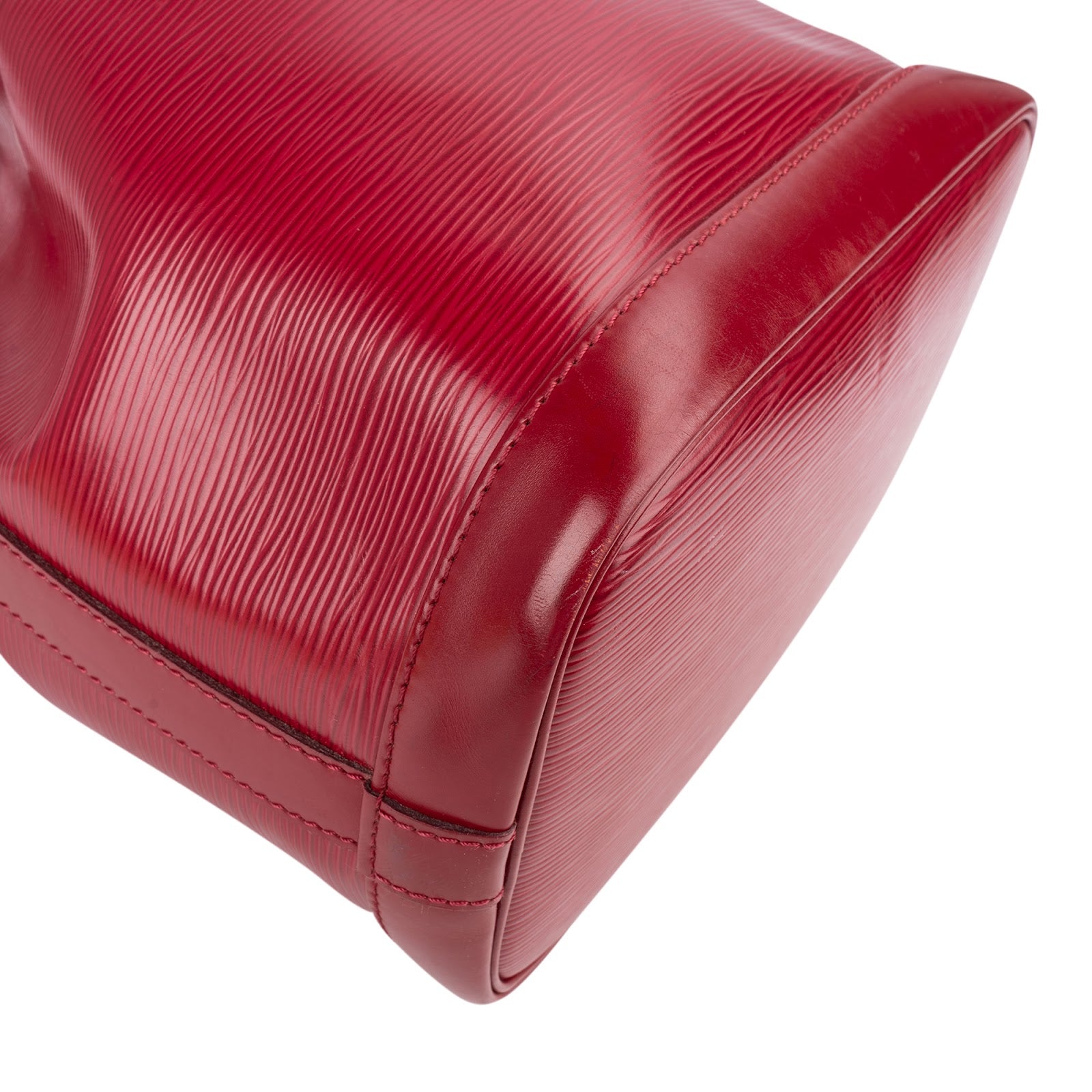Louis Vuitton Red Epi Leather NM Sac Noé Petit
