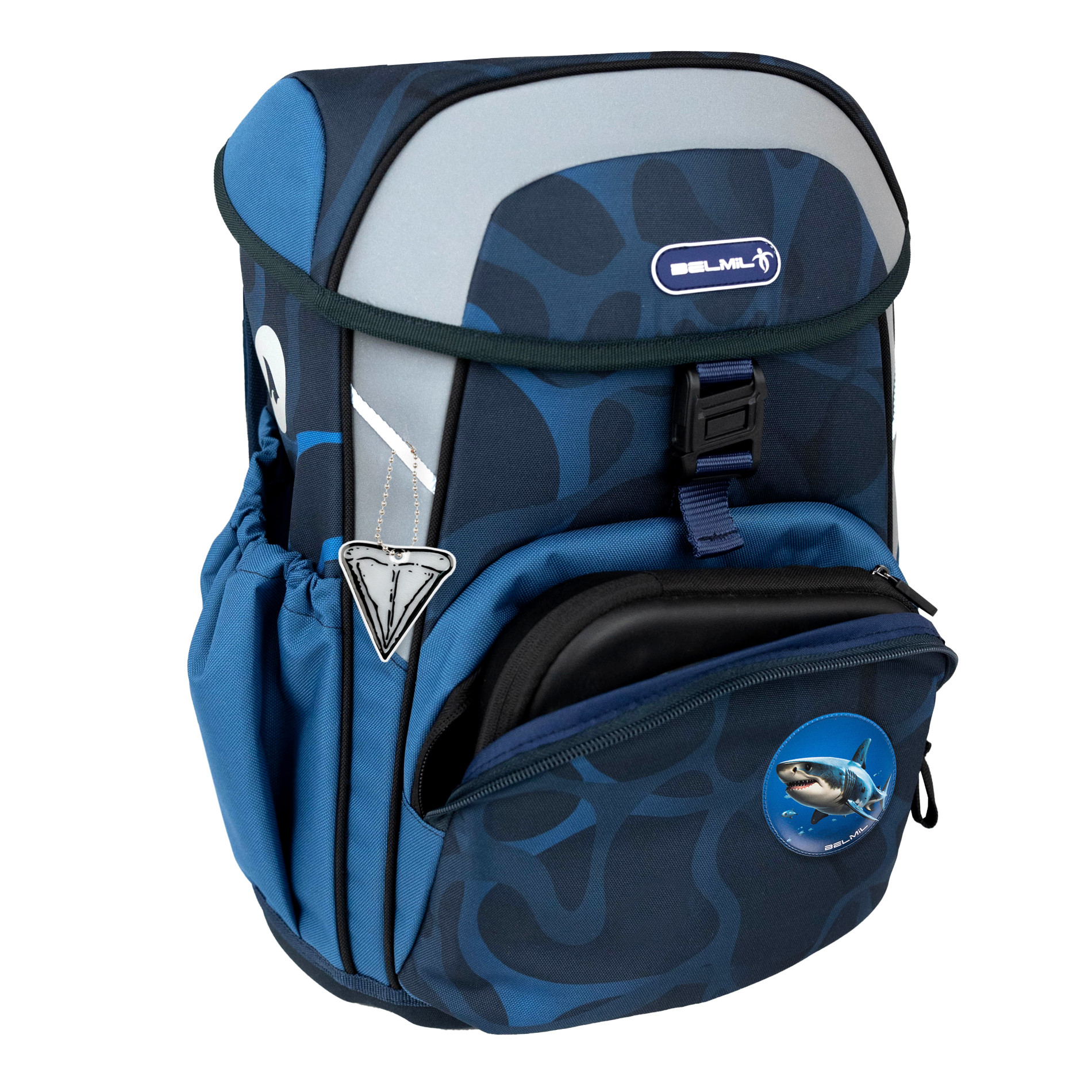 Belmil Maxi ergonomisches Schulranzen-Set 5-teilig "Wave Storm"